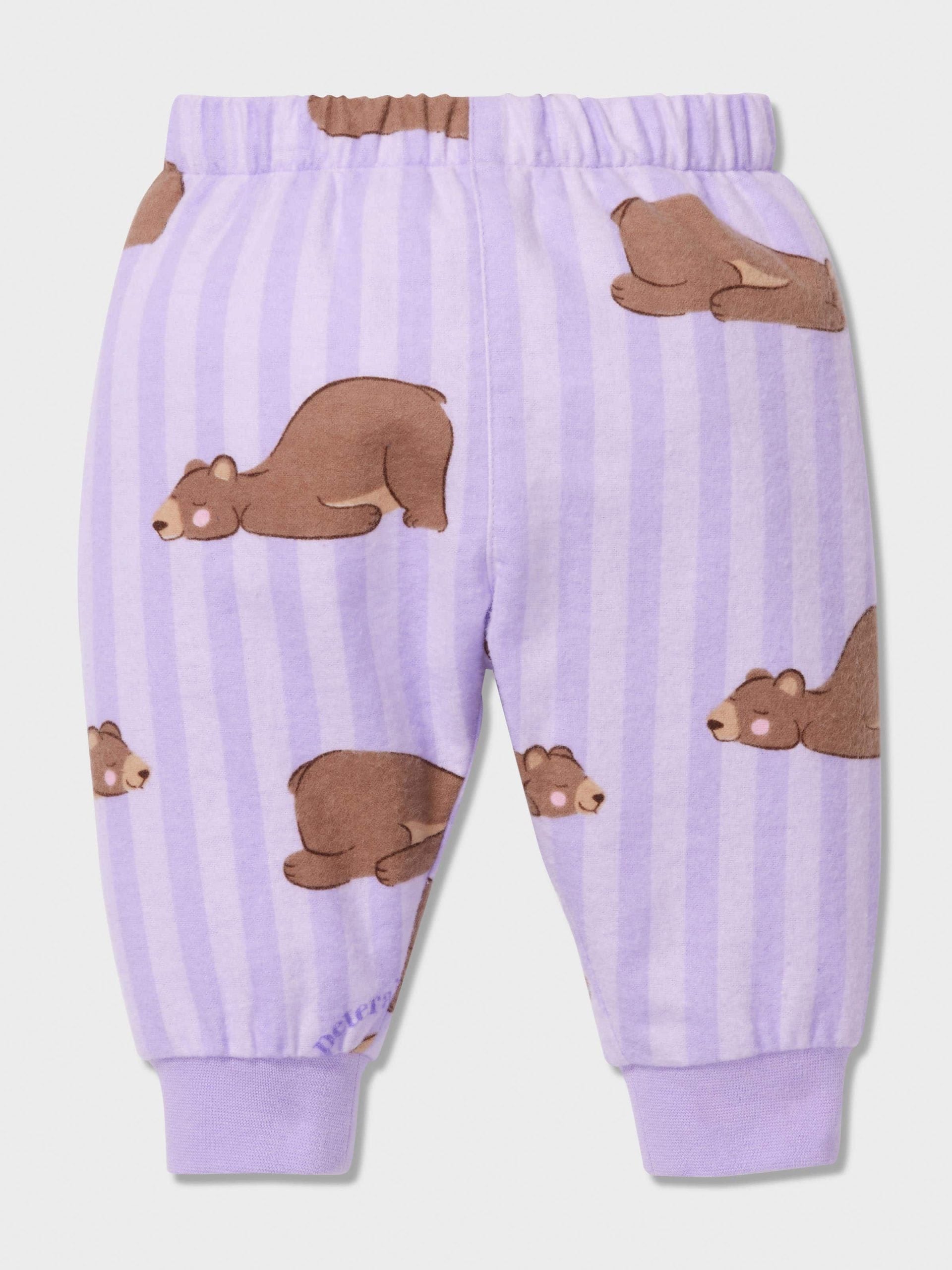 Baby Lilac Bear Classic Pj Set lilac image 1