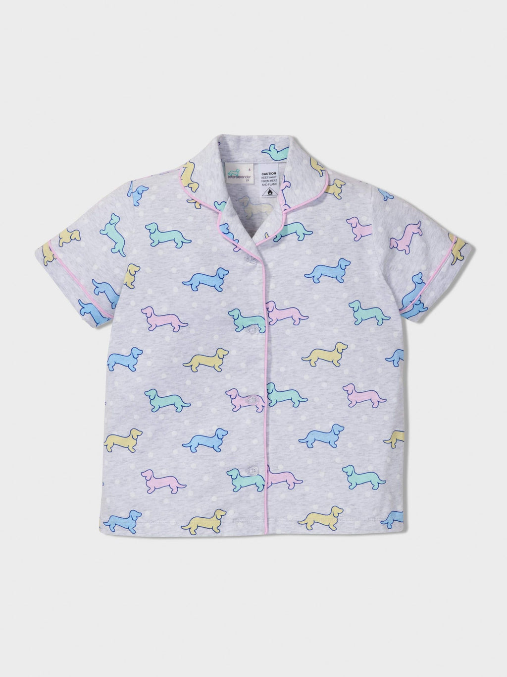 Jnr Girls Penny Print Classic Pj Set Multi image 4