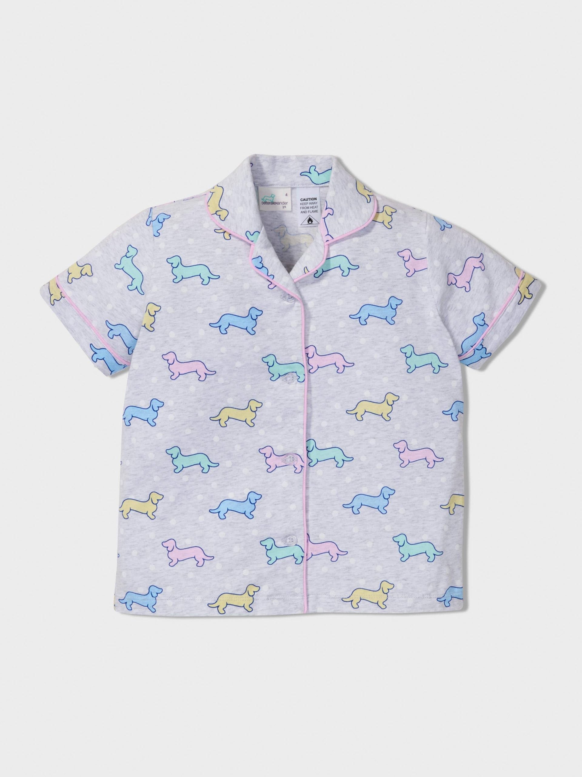 Jnr Girls Penny Print Classic Pj Set Multi image 4
