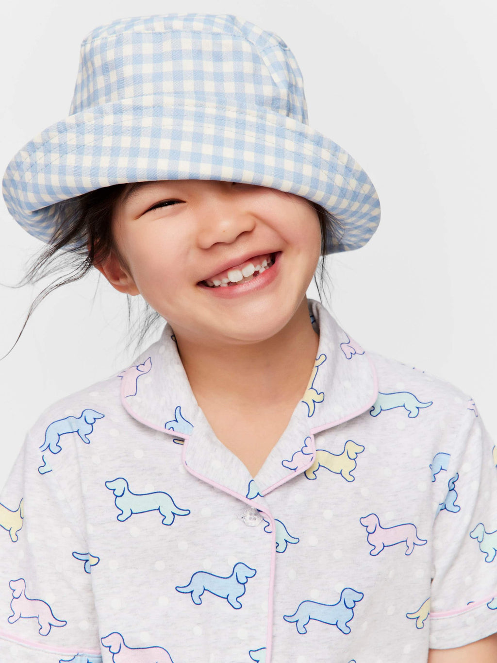 Jnr Girls Penny Print Classic Pj Set Multi image 1