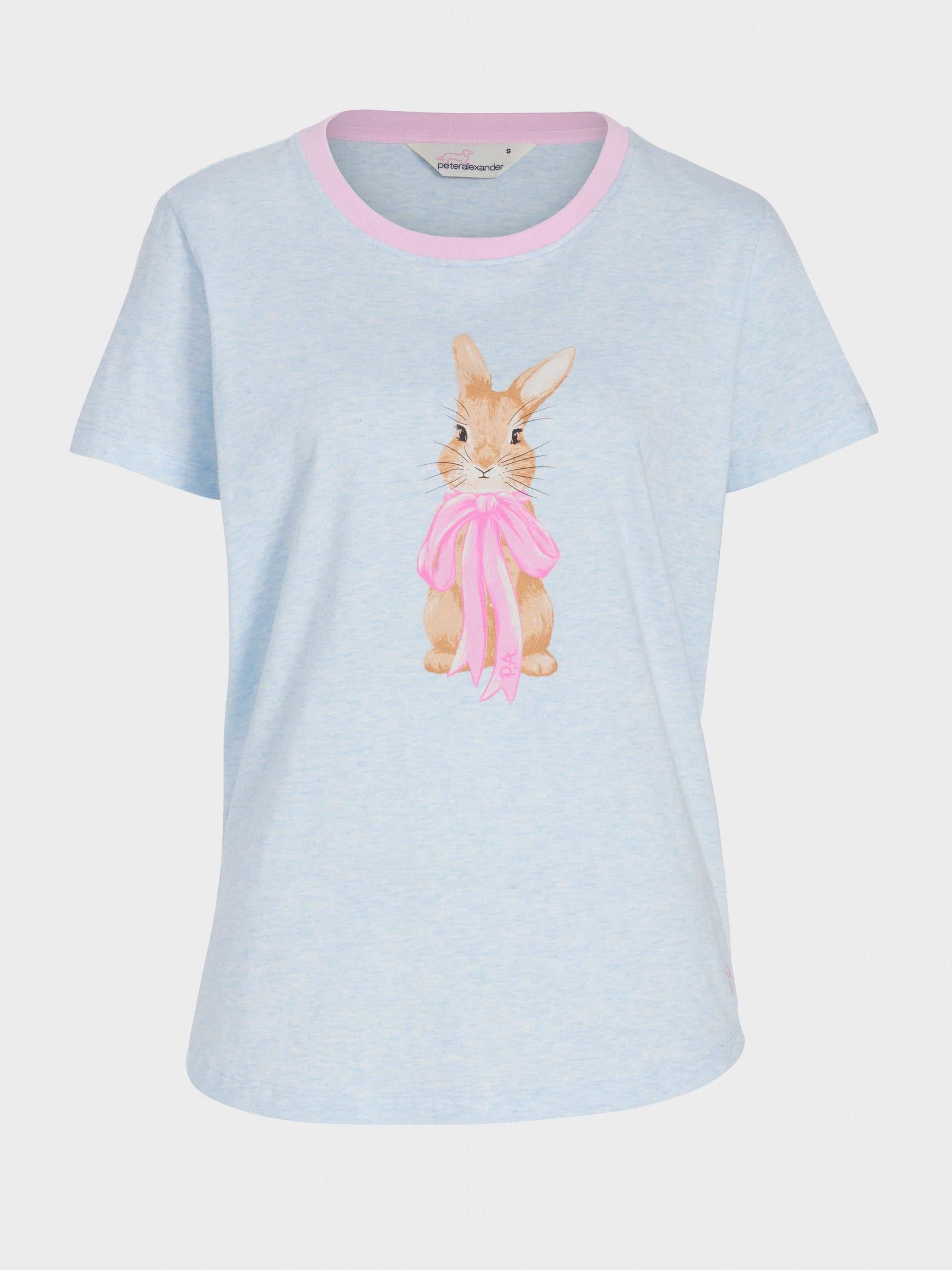Bow Bunny Tee paleblue image 3