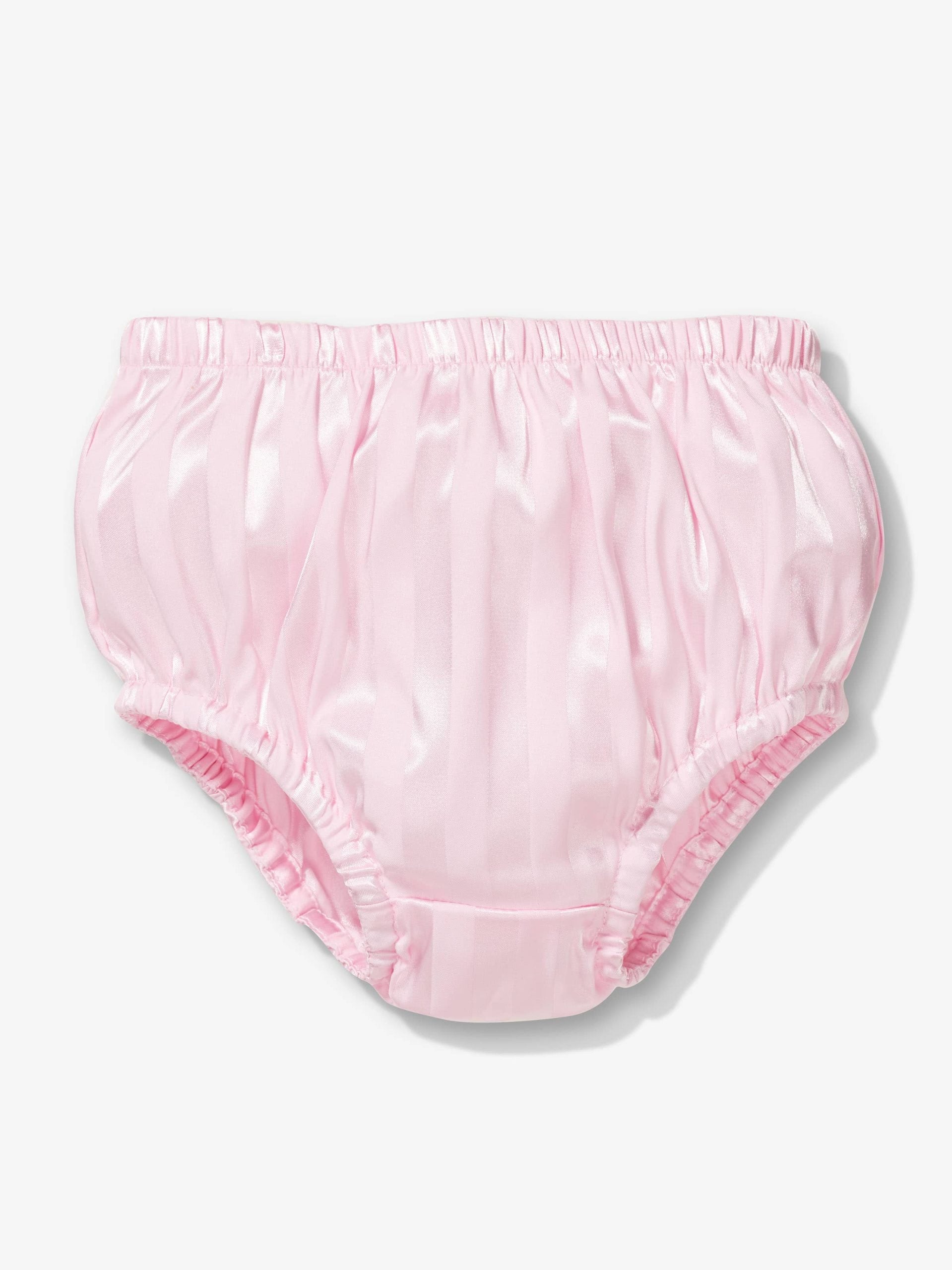 Baby Pink Stripe Satin Pj Set Pink image 4