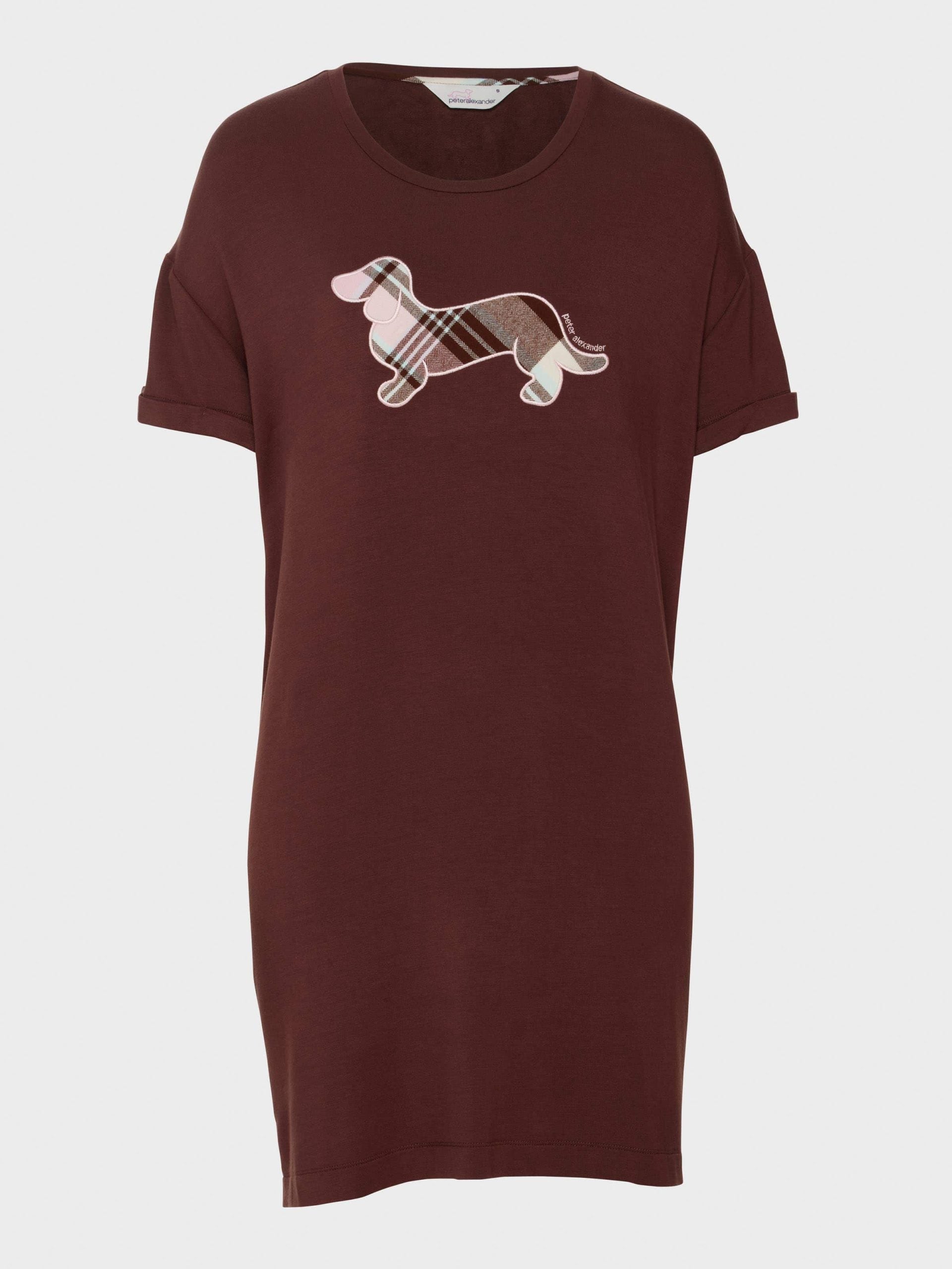 Chocolate Applique Penny Sleep Tee chocolate image 3