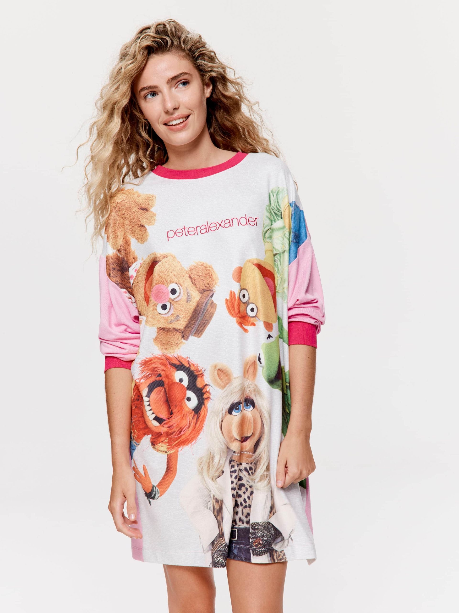 The Muppets Plush Long Sleeve Nightie multi image 2