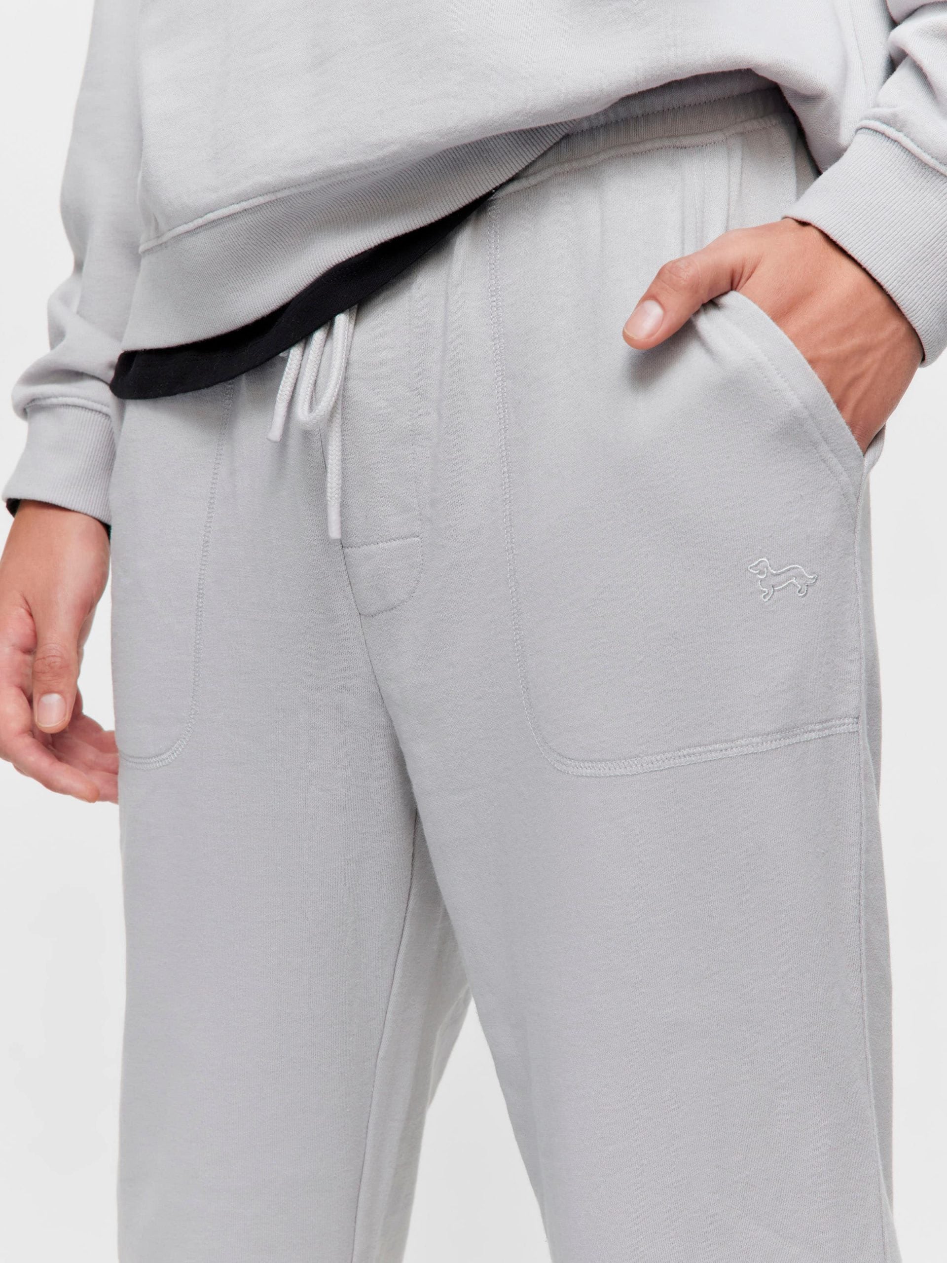 Grey Fleece Track Pant grey image 2