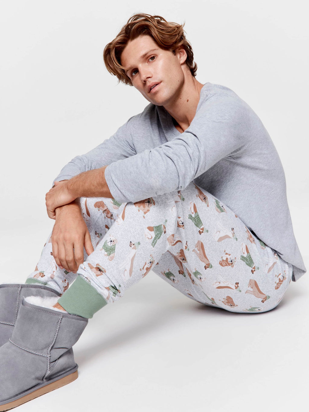 Dog Day Long John Pj Pant multi image 0