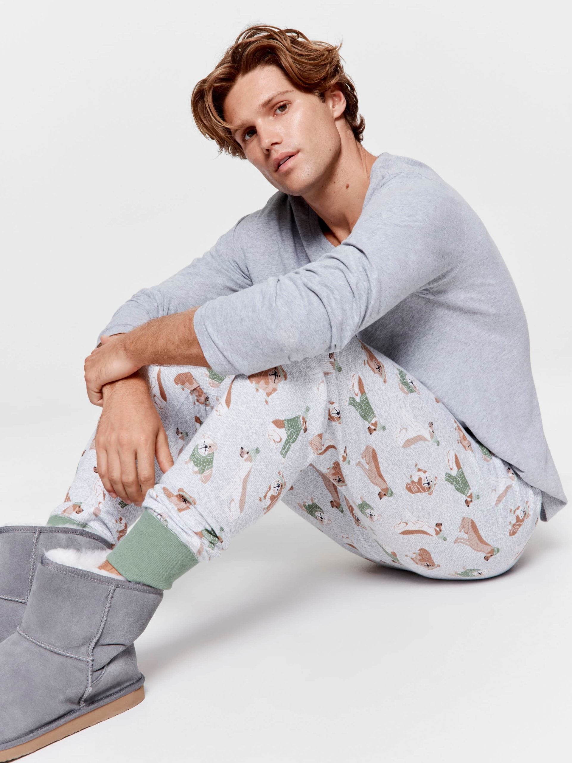 Dog Day Long John Pj Pant multi image 0