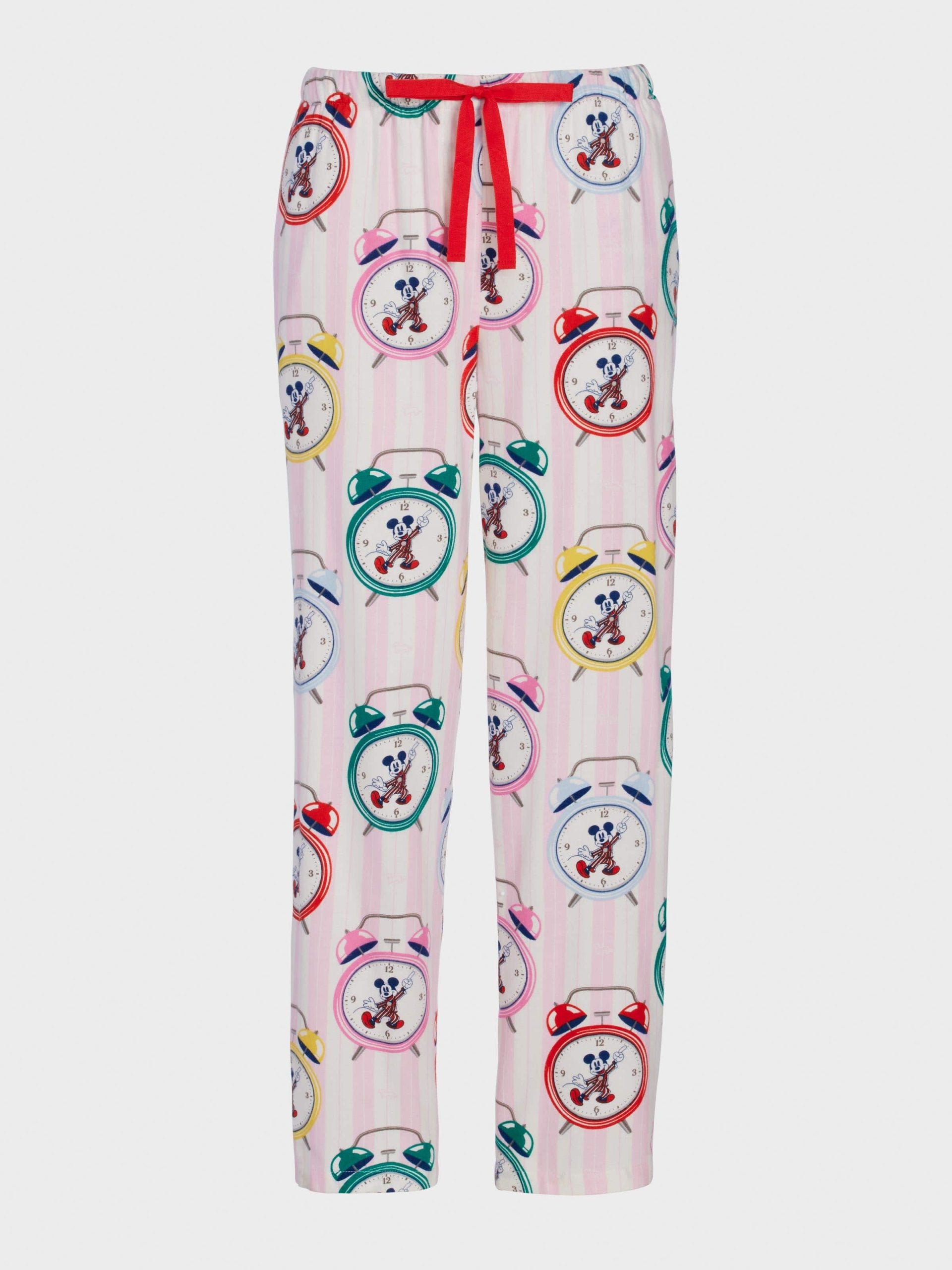 Mickey Mouse Clocks Bamboo Flannelette Classic Pj Pant Multi image 3