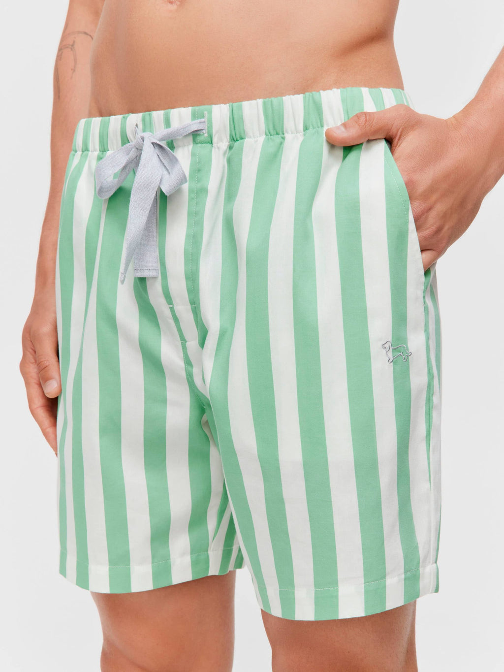Green Stripe Mid Short green image 1