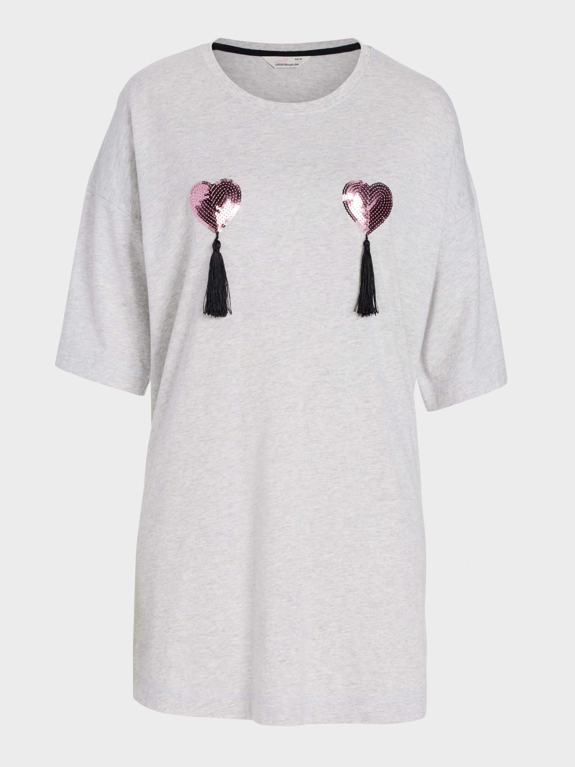 Tassel Sleep Tee grey image 3