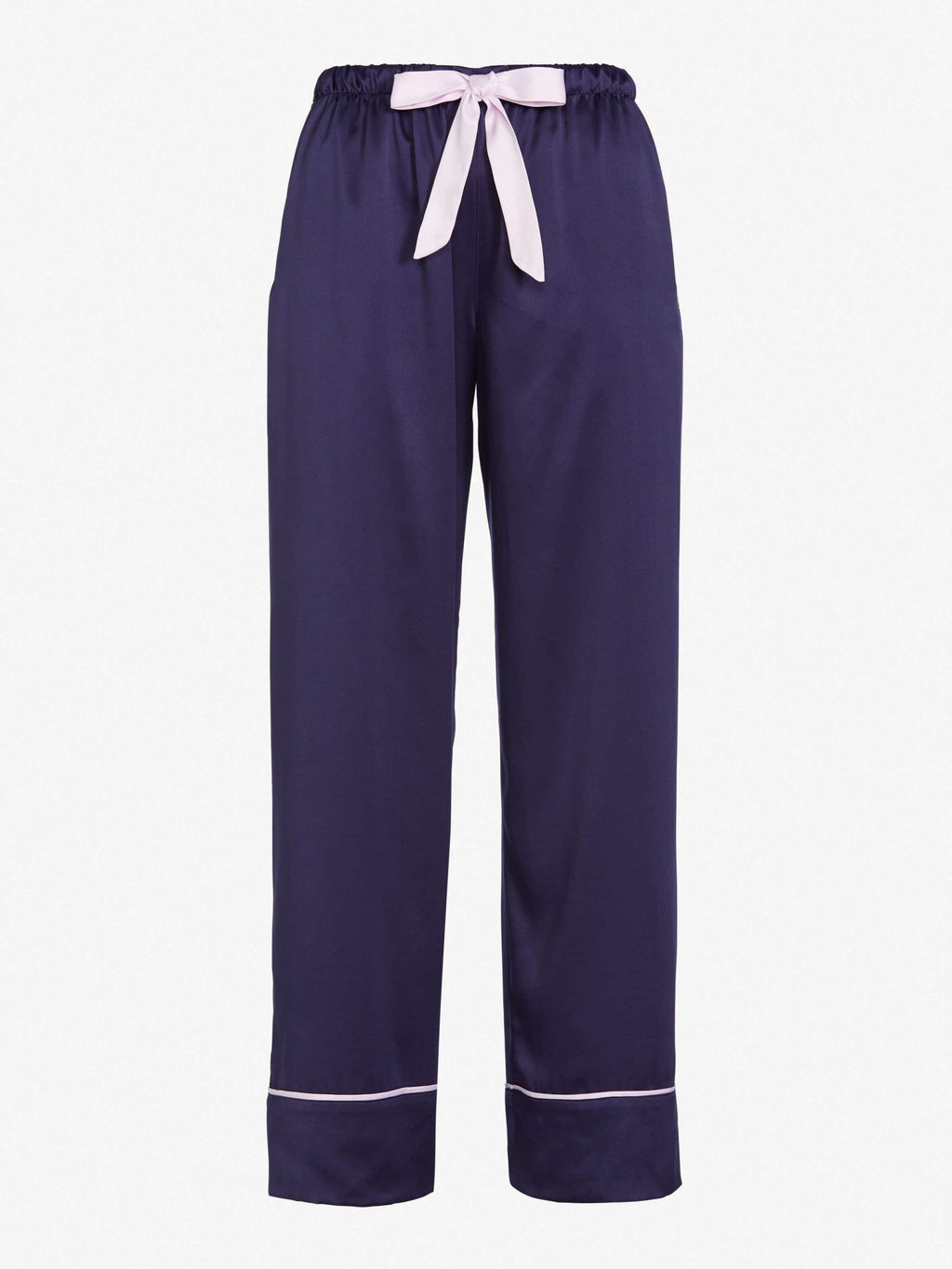 Navy Tux Luxe Satin Pj Pant Navy image 3