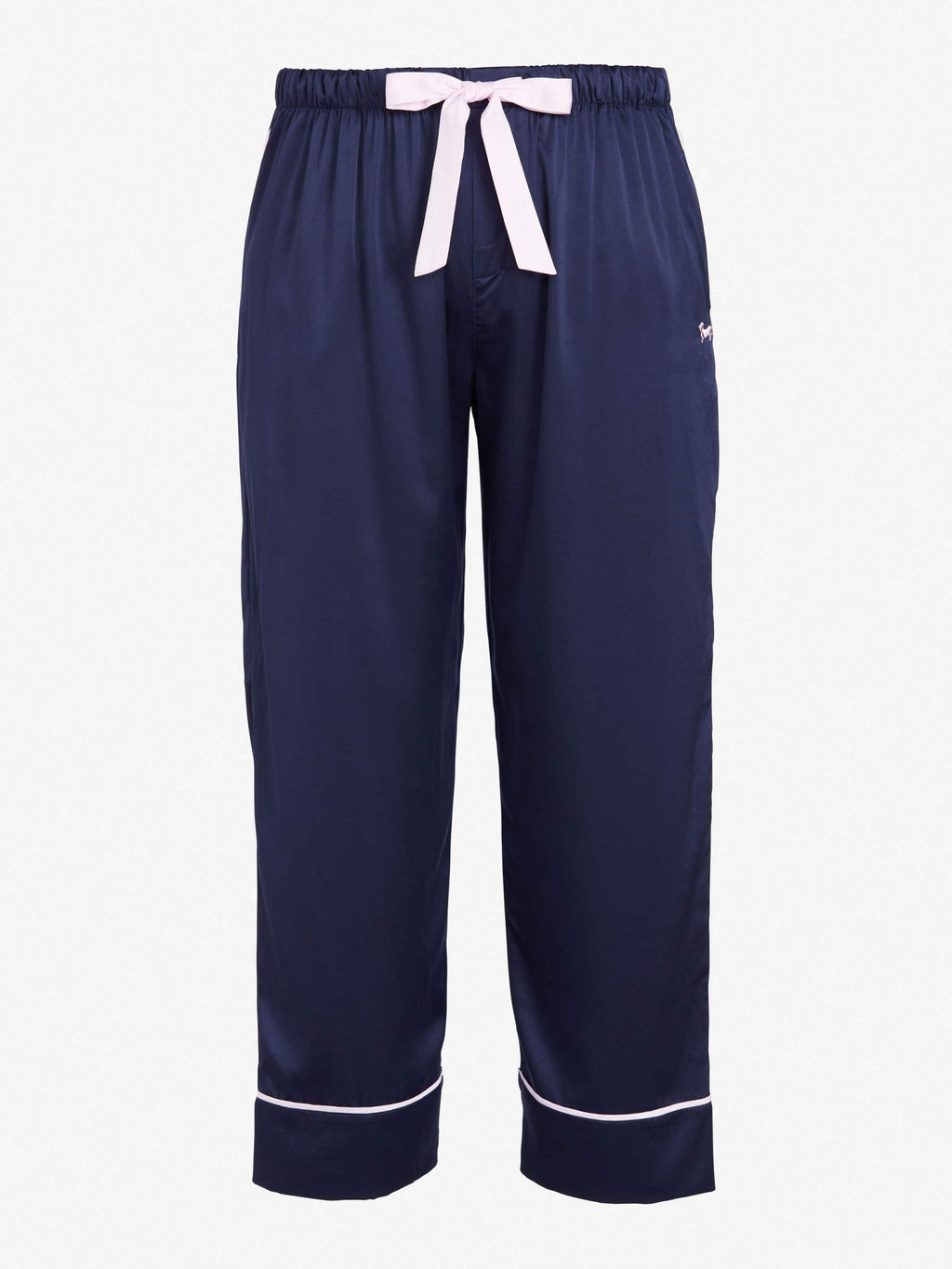 P.A. Plus Navy Tux Luxe Satin Pj Pant Navy image 3