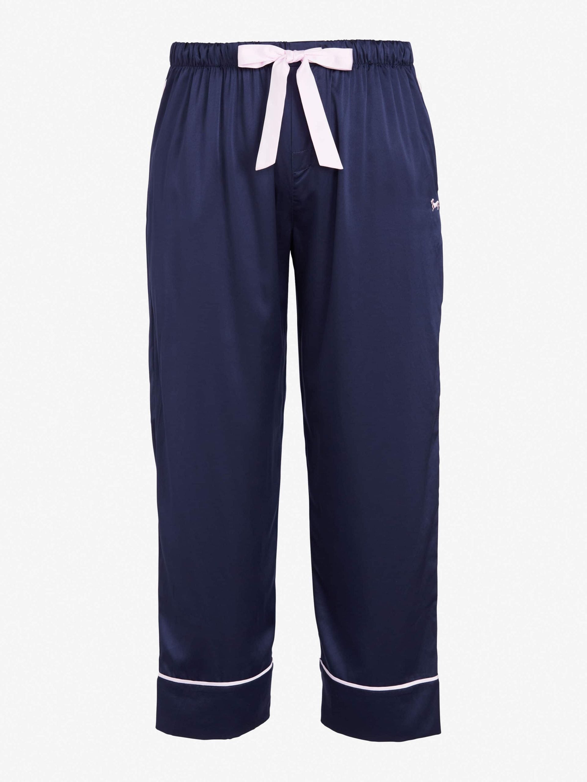 P.A. Plus Navy Tux Luxe Satin Pj Pant Navy image 3