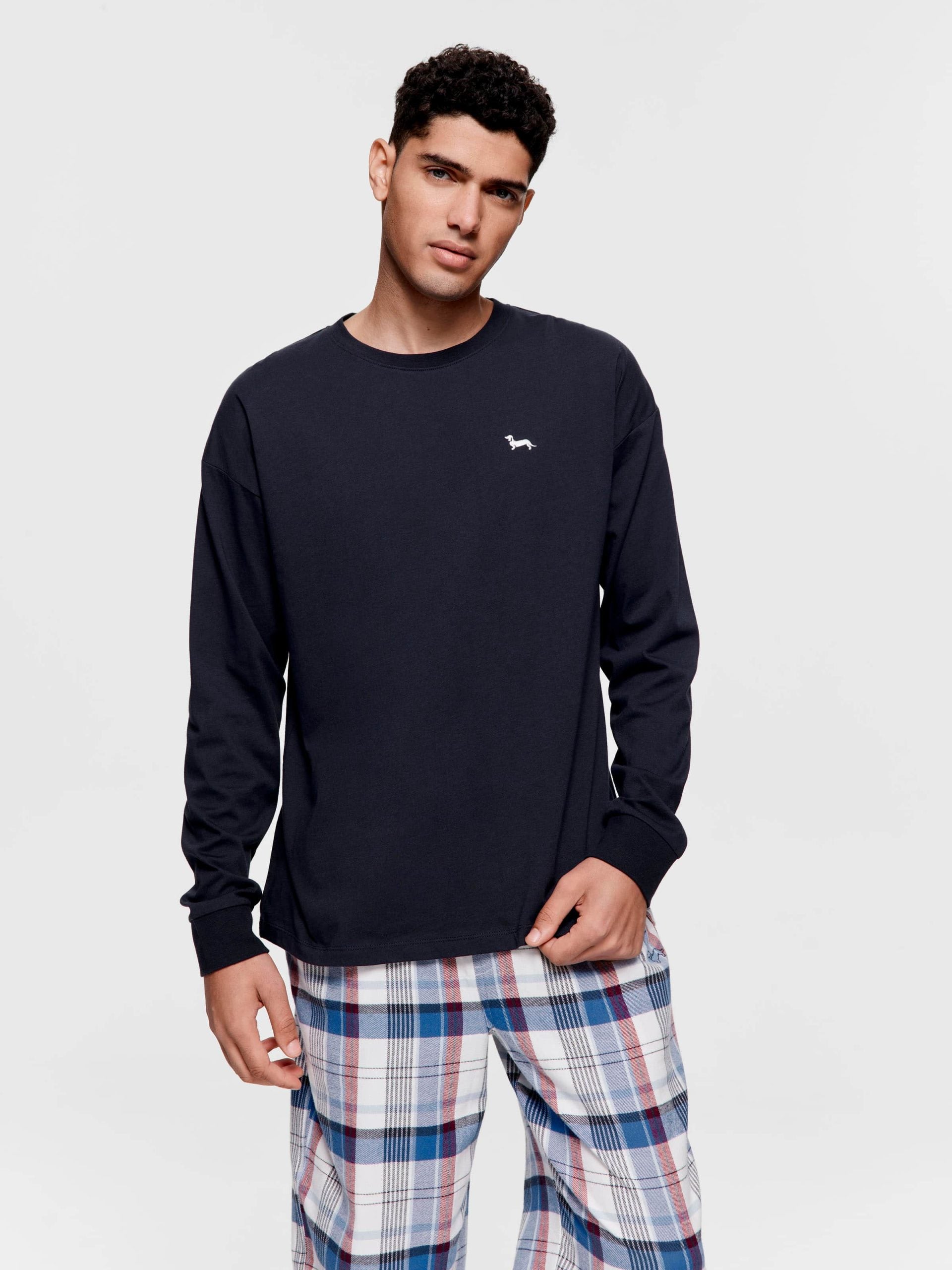 Charcoal Long Sleeve Top charcoal image 0