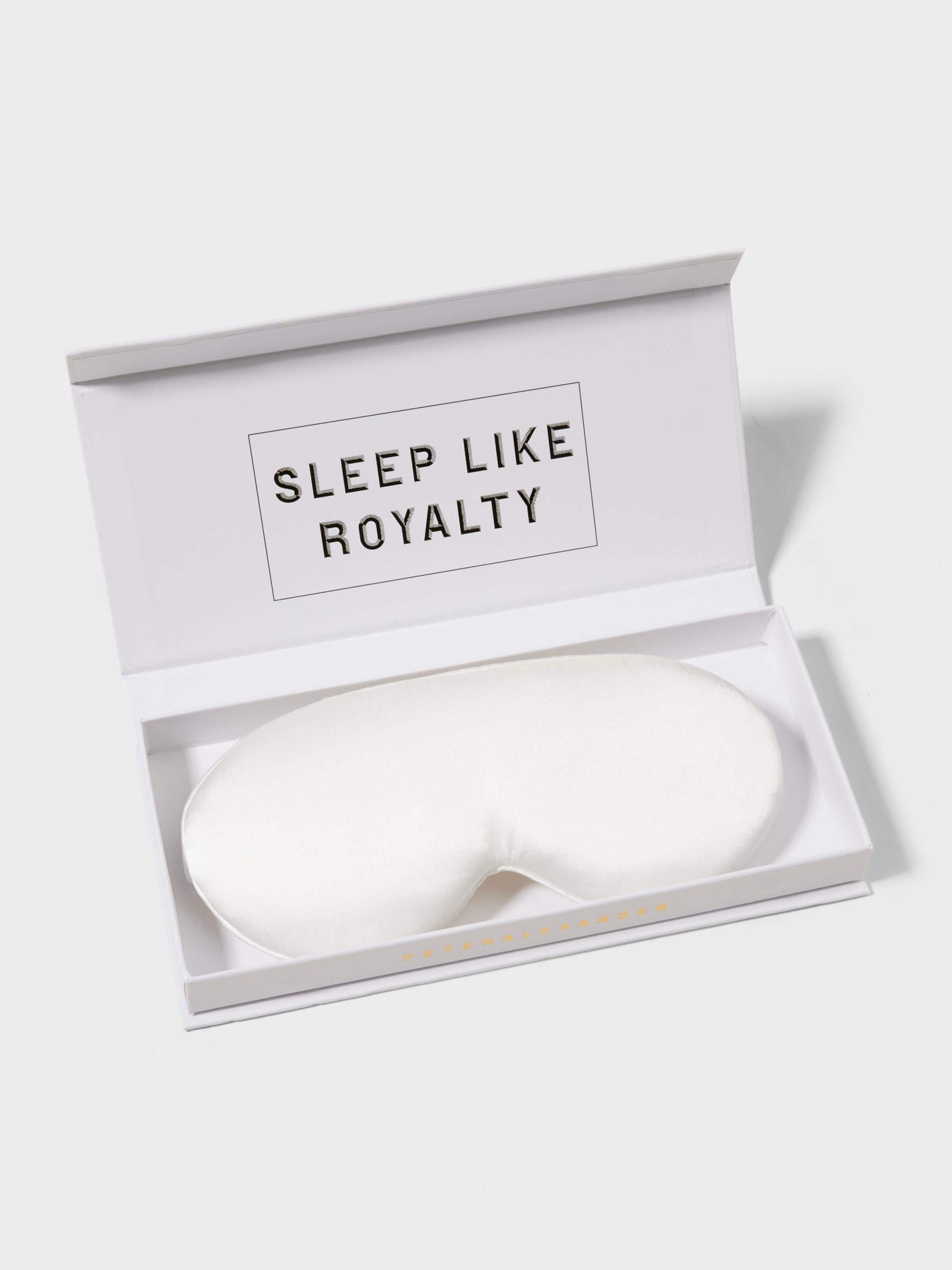 White Mulberry Silk Contour Eye Mask white image 4