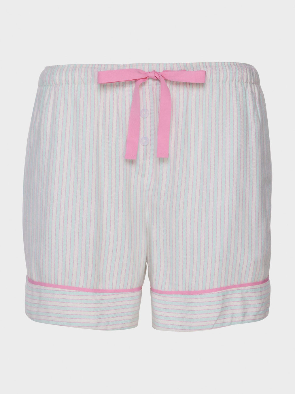 Mint Candy Stripe Viscose Flannelette Mini Tux Short multi image 3