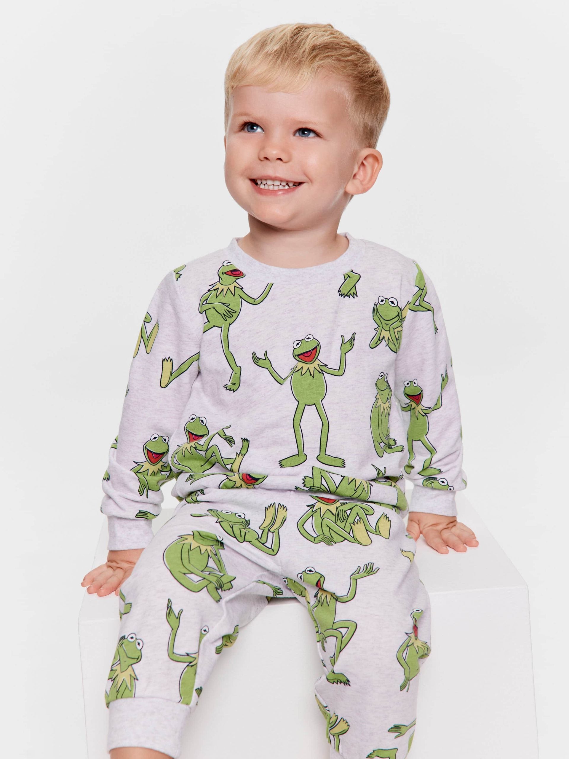 Baby Kermit Long Pj Set multi image 1