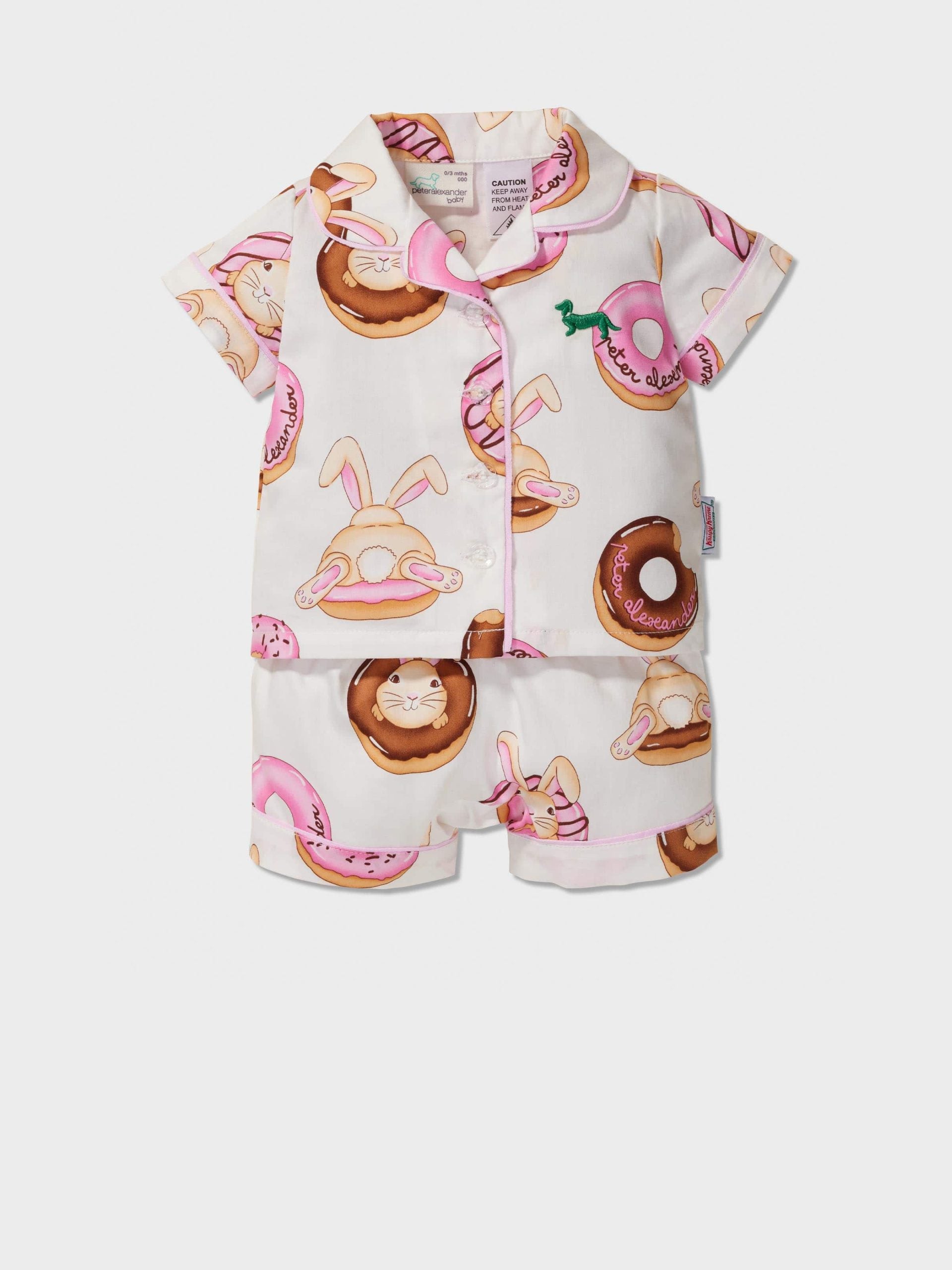 Baby Girls Krispy Kreme Classic Shortie Pj Set multi image 0