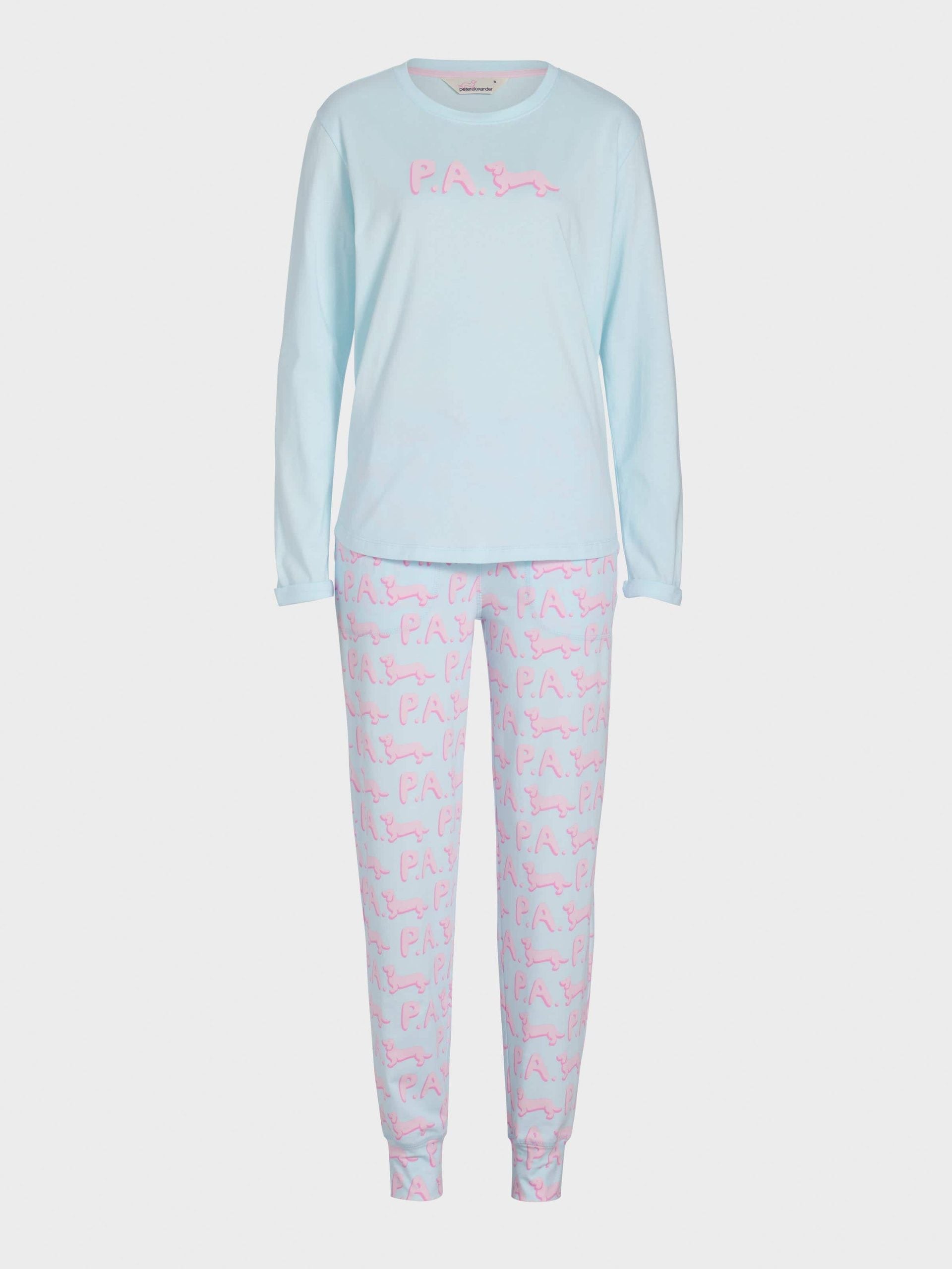 P.A. Branded Long Pj Set multi image 4