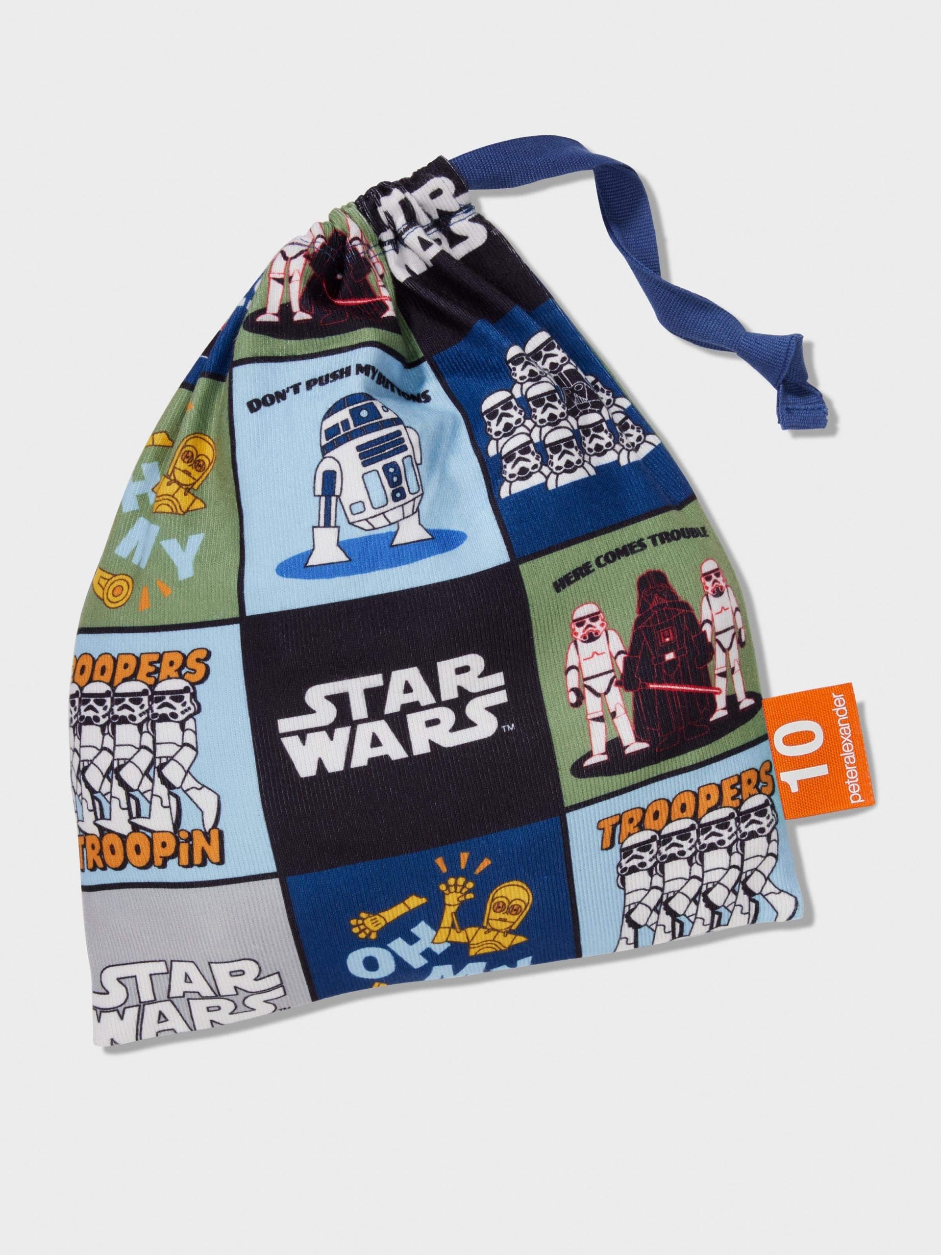 Boys Star Wars Empire Long Plush Pj Set Multi image 3