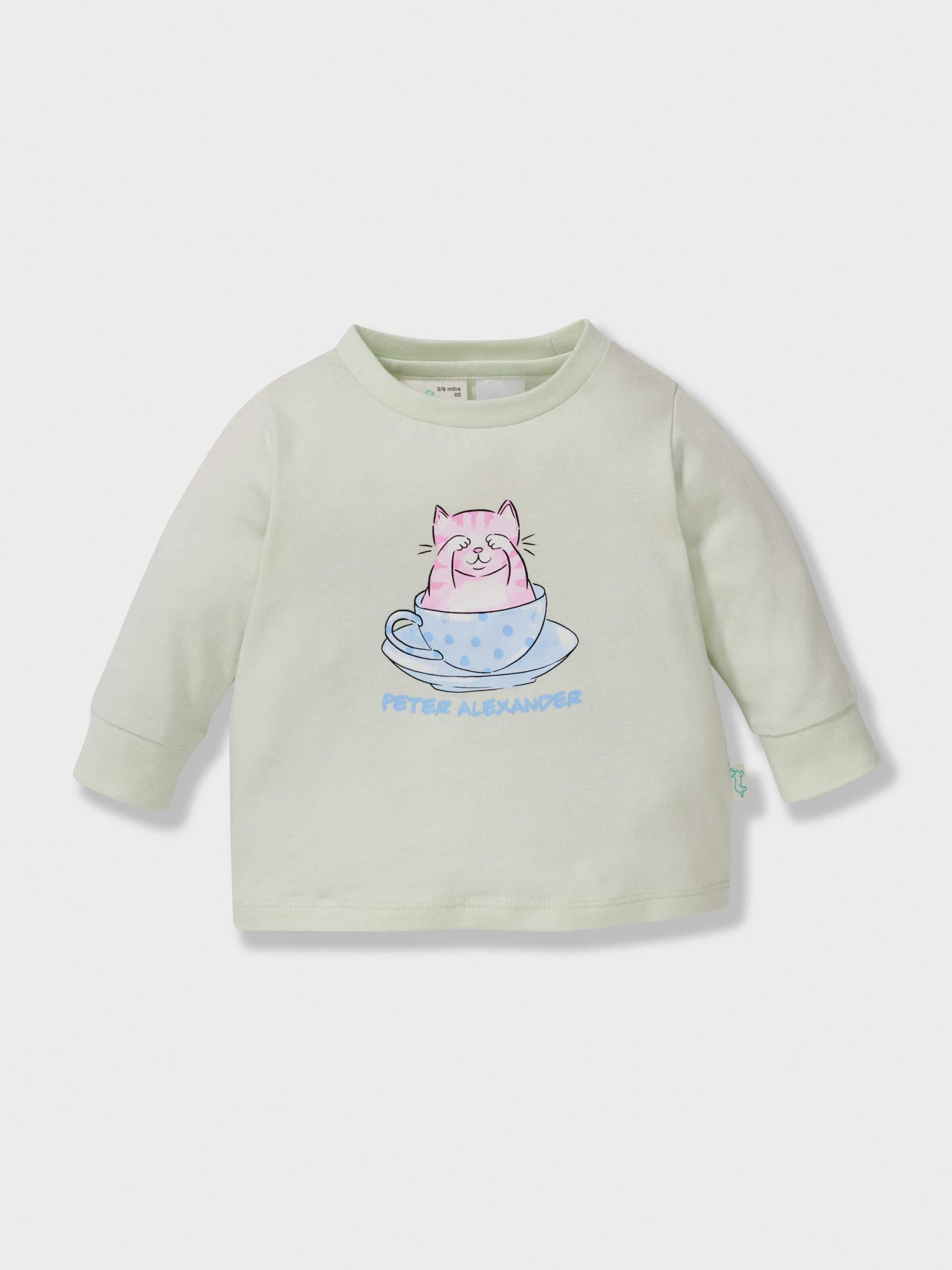 Baby Teacup Kitty Long Pj Set multi image 2