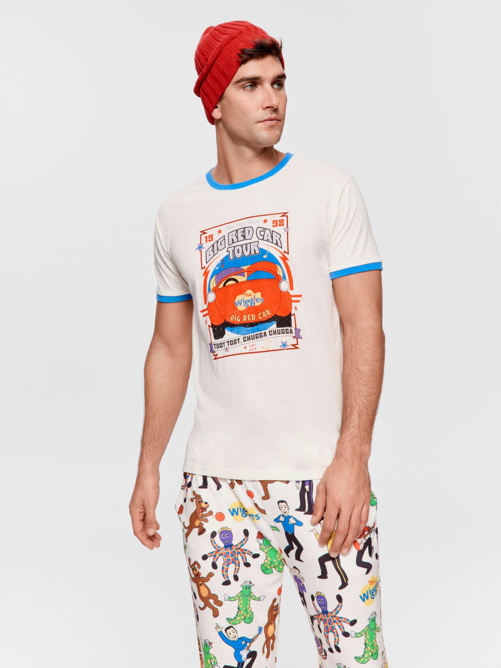 The Wiggles Big Red Car Tee Oatmeal image 2
