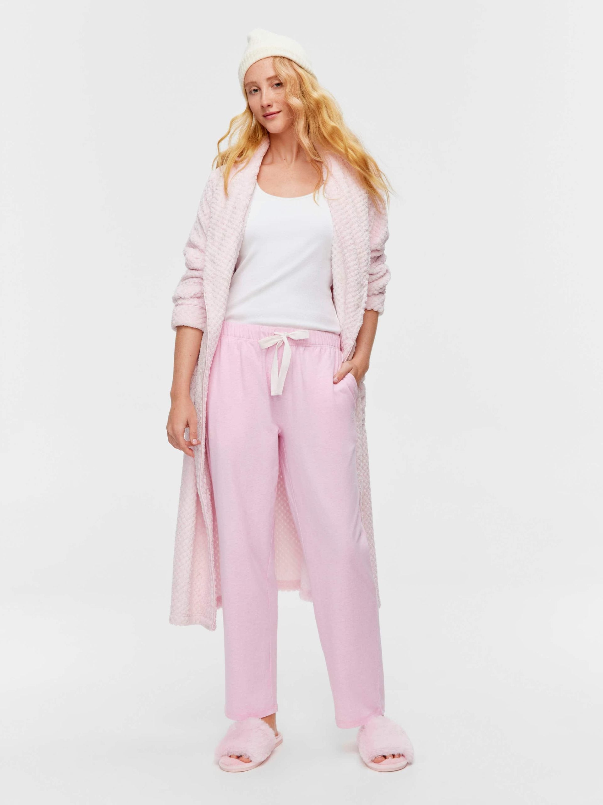 Pink Marle Straight Leg Pj Pant pink image 0