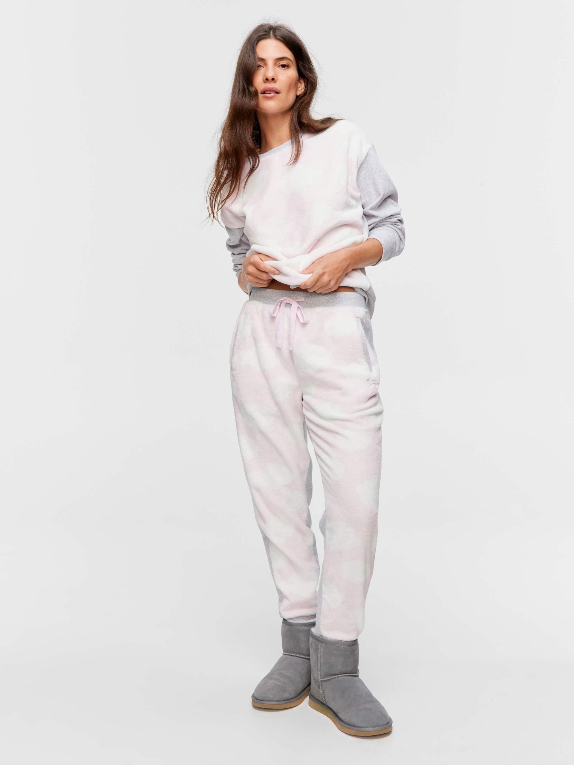 Cloud Cuddle Fleece Track Pj Pant multi image 0