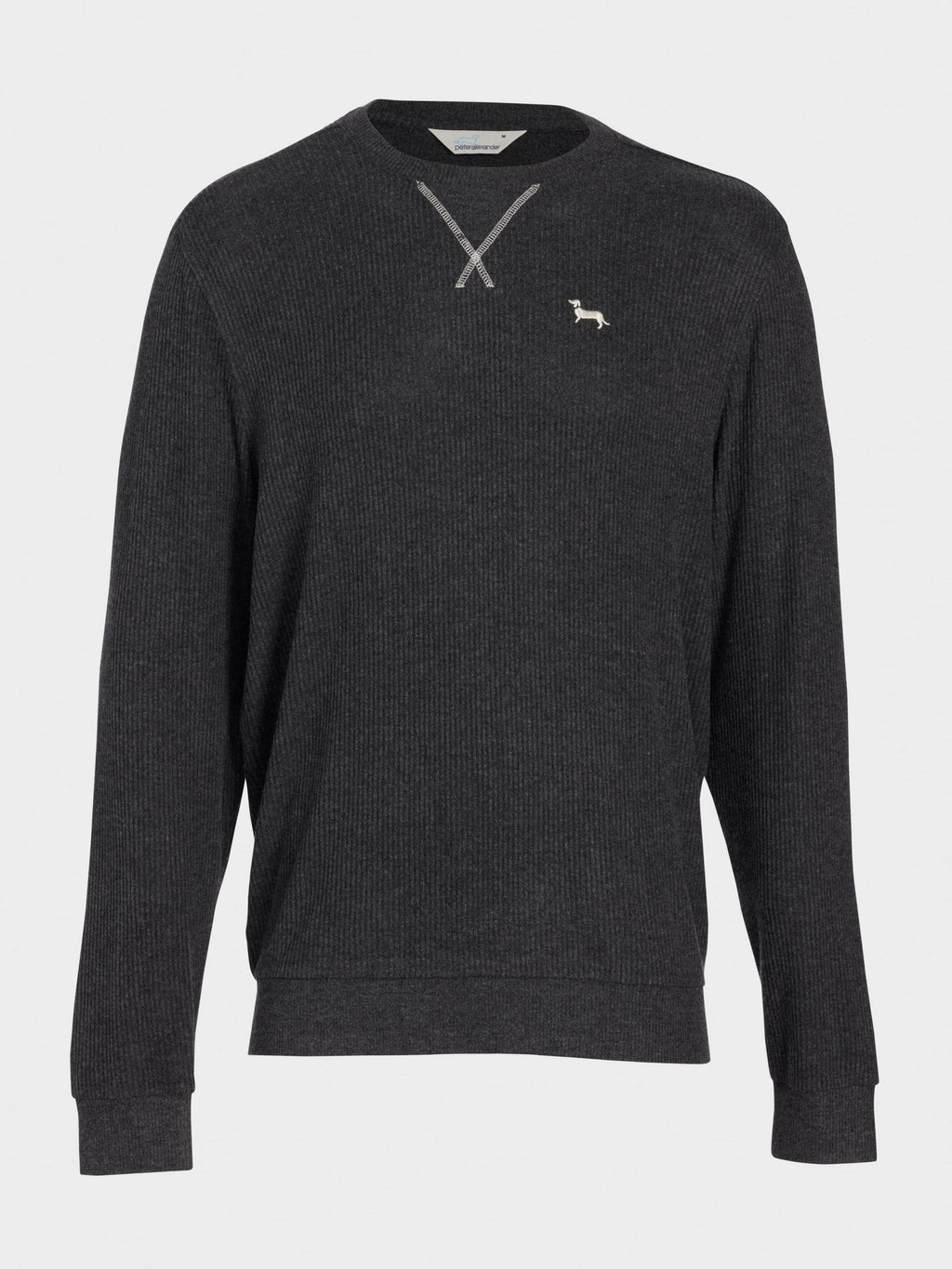 Charcoal Brushed Rib Sweater charcoal image 3
