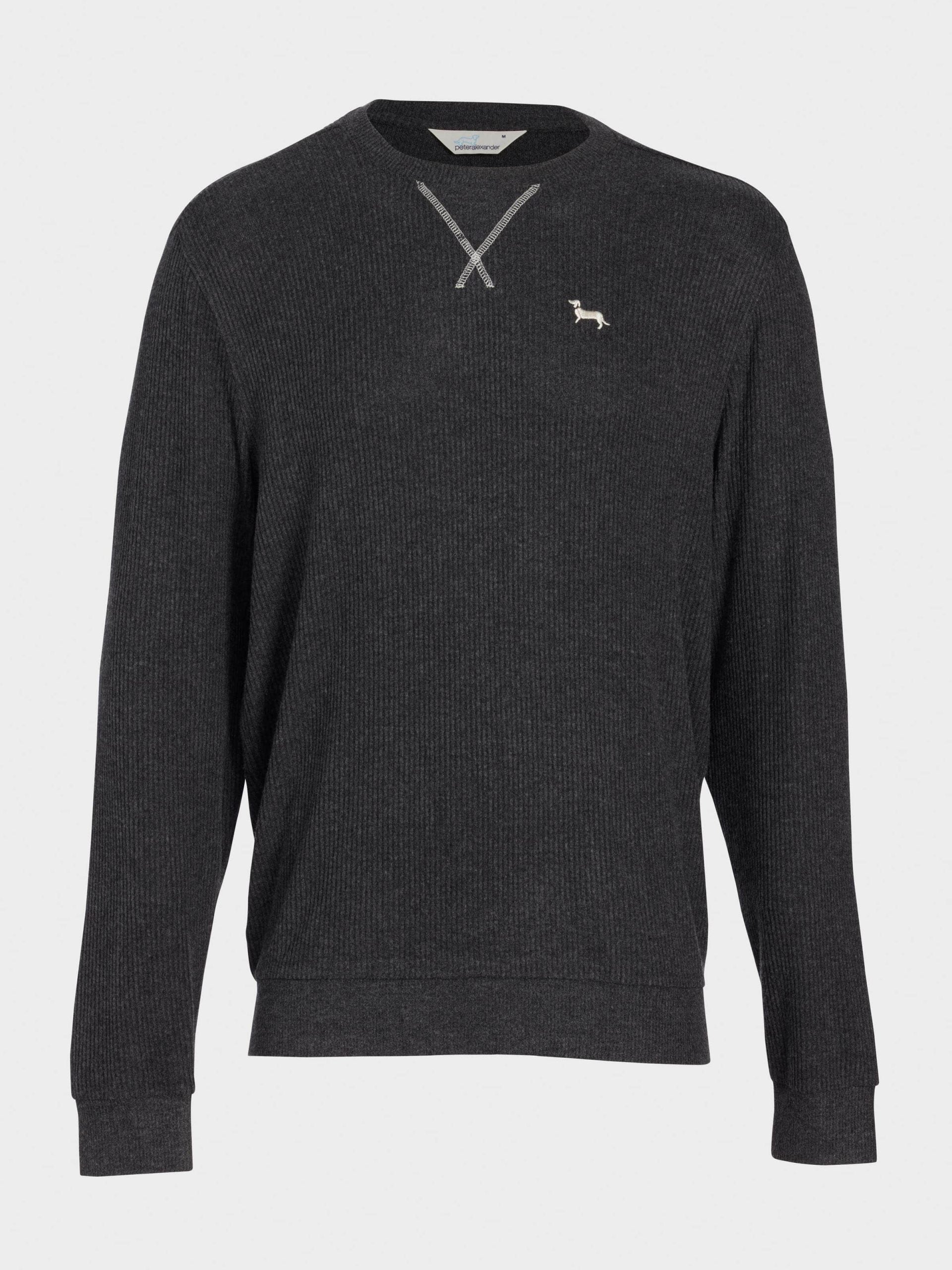 Charcoal Brushed Rib Sweater charcoal image 3