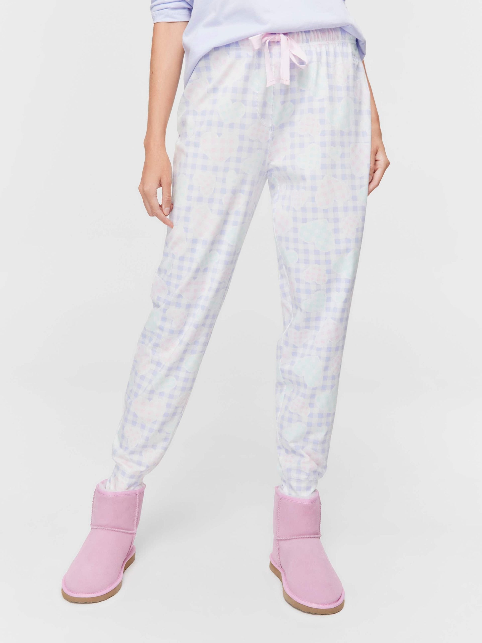 Heart Patch Easy Pj Pant multi image 2