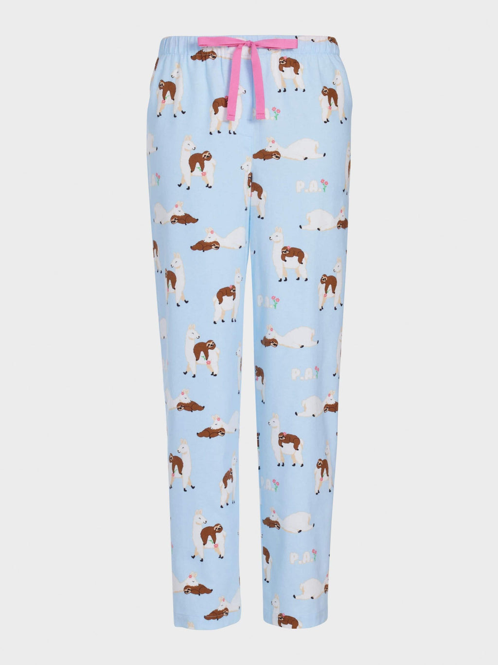 Llama Sloth Classic Flannelette Pj Pant multi image 3