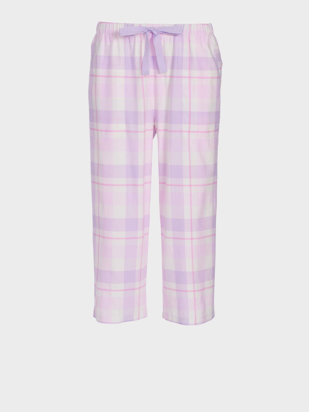 Lilac Check 3/4 Pj Pant multi image 3