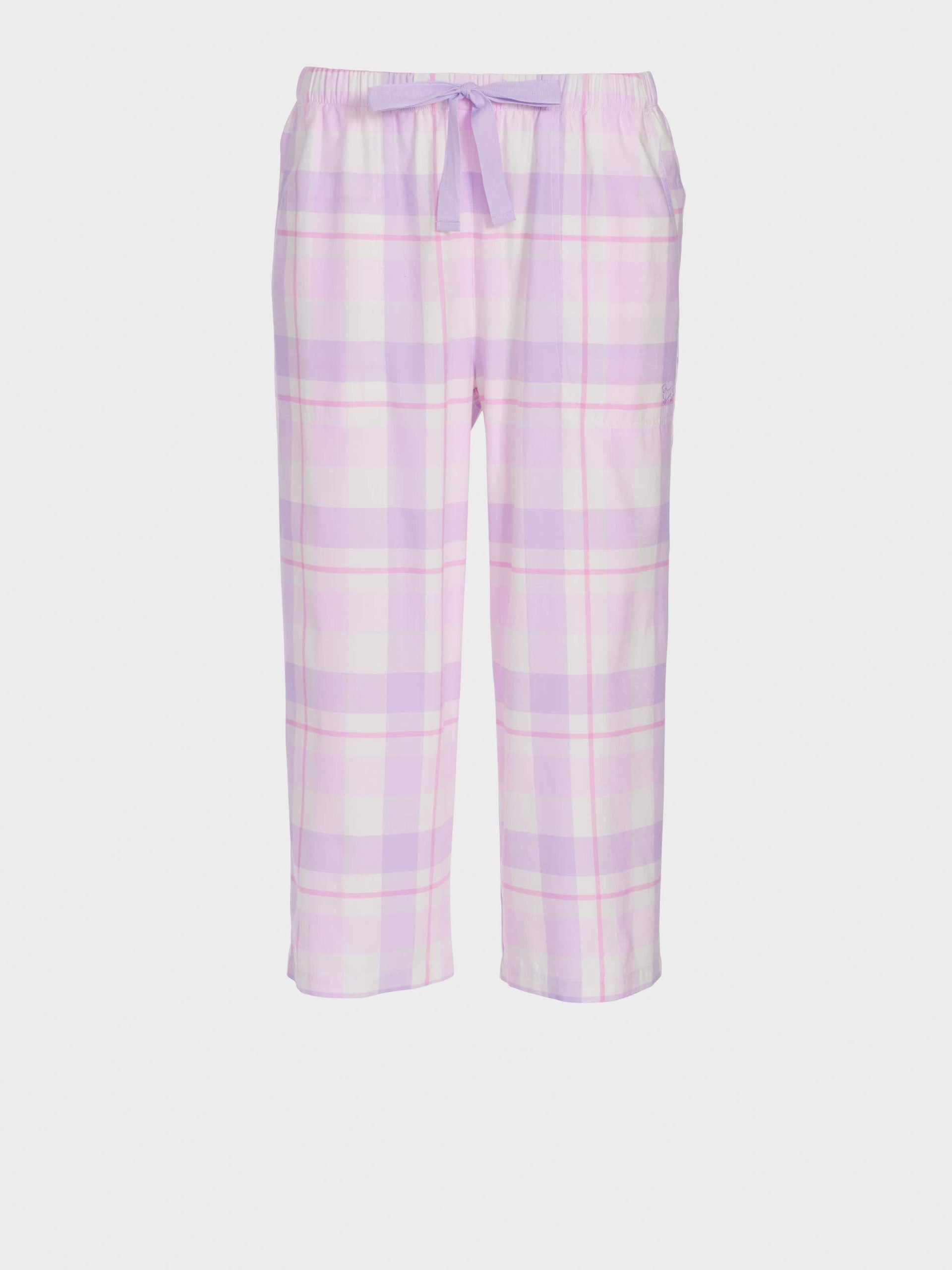 Lilac Check 3/4 Pj Pant multi image 3