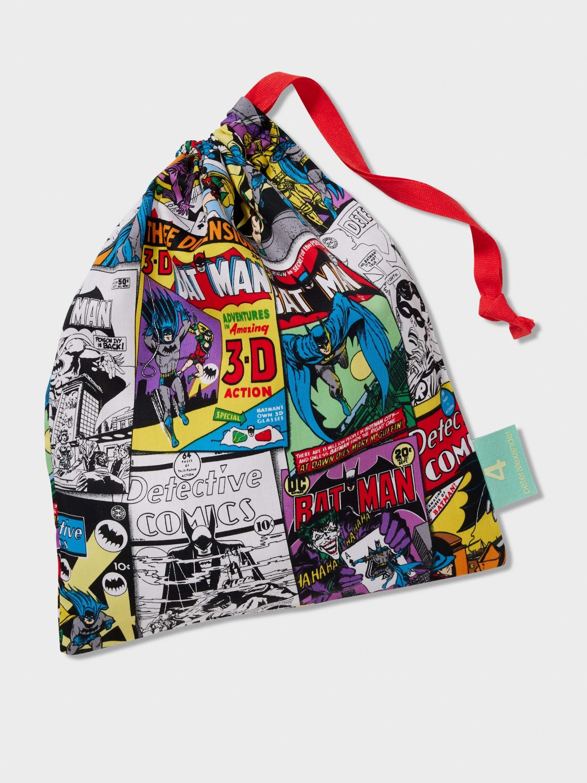Jnr Boys Batman Comic Pj Set multi image 5