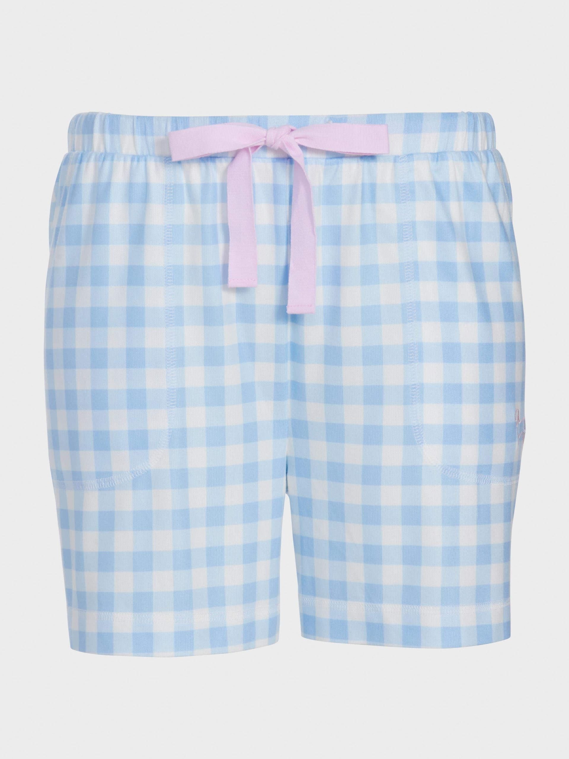 Gingham Plush Long Short multi image 3