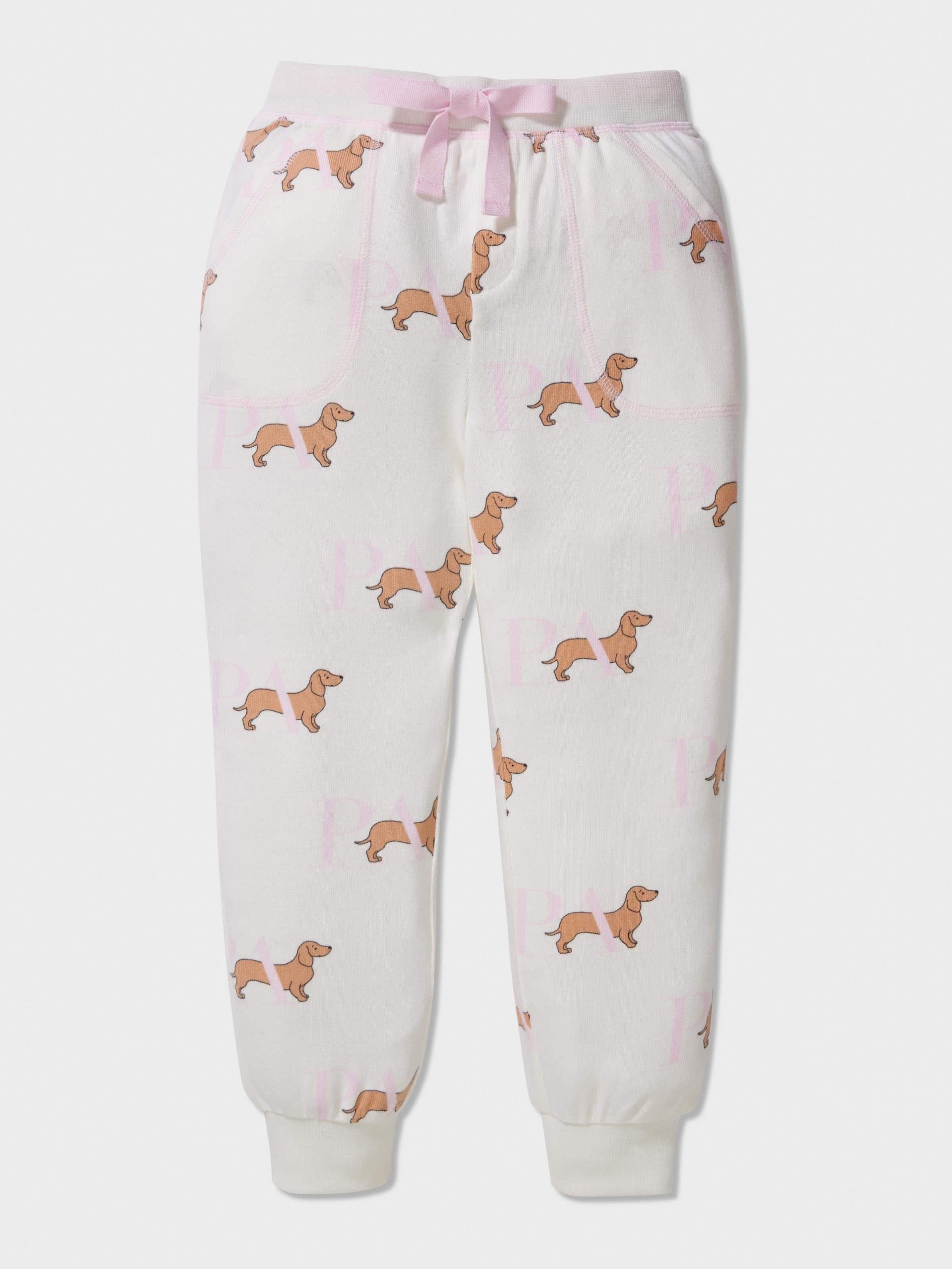 Jnr Girls Penny Plush Pj Set cream image 3