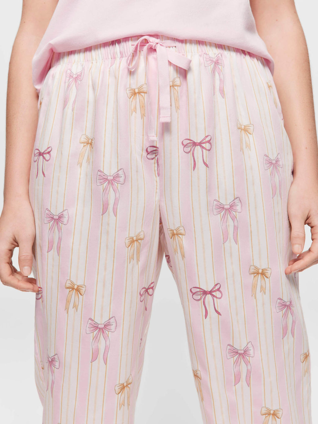 Bow Stripe 3/4 Pj Pant multi image 1