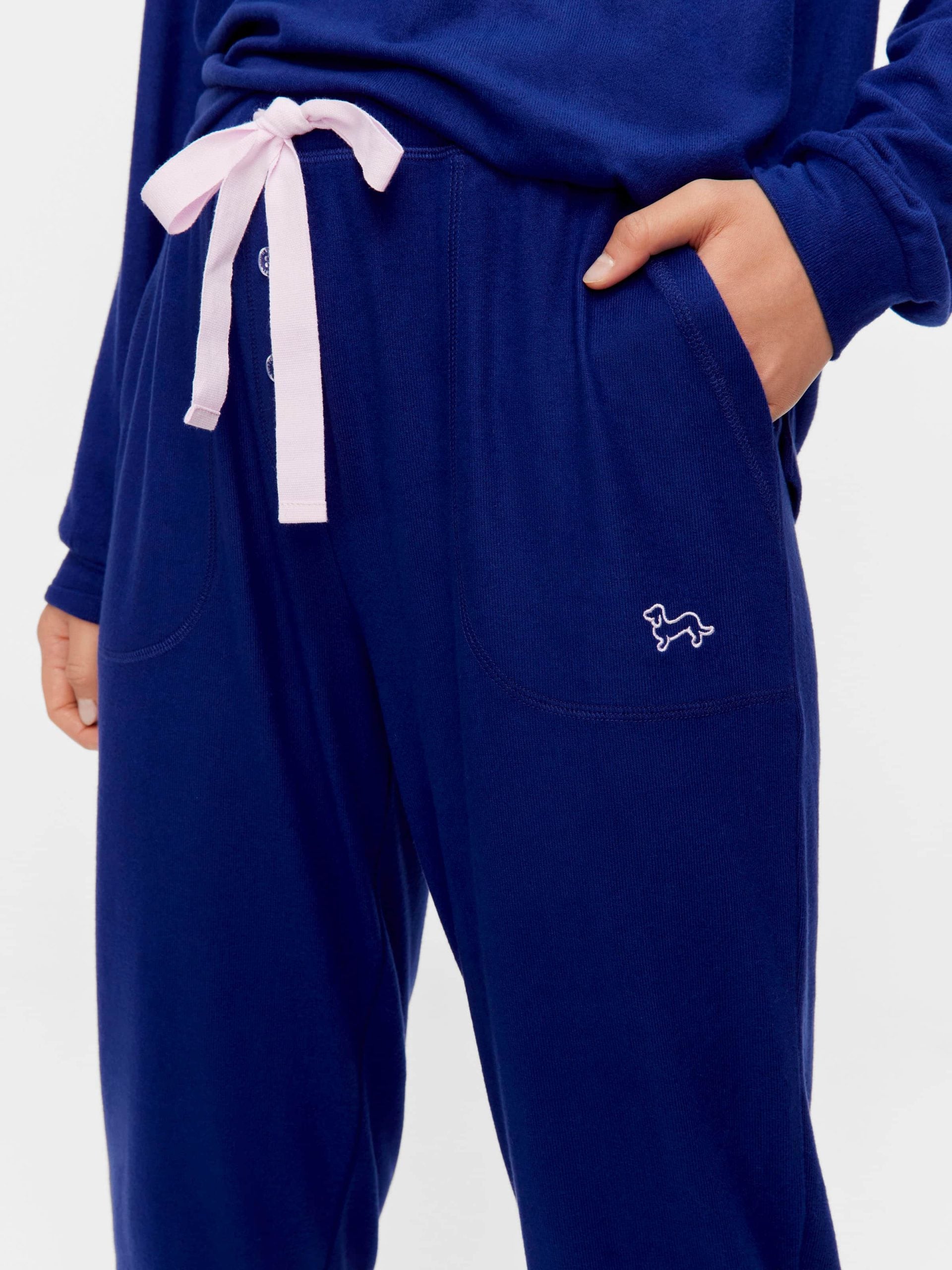 Navy Plush Easy Pj Pant navy image 2