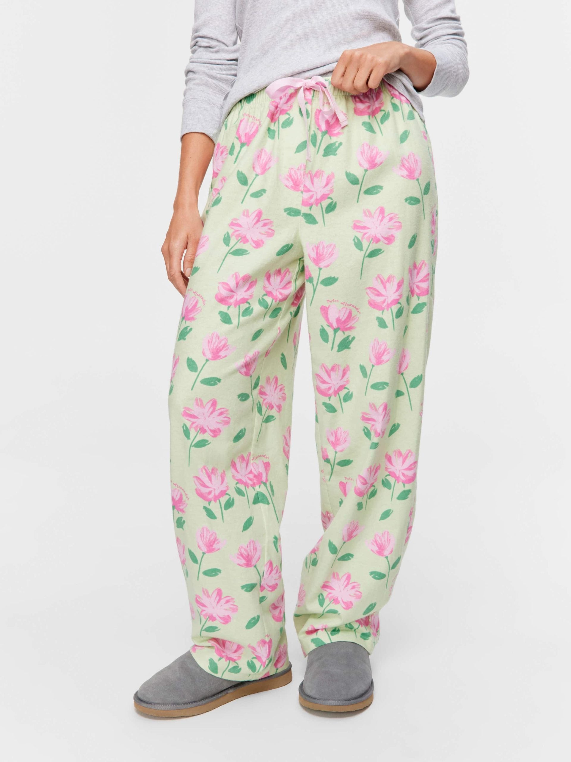 Floral Classic Flannelette Pj Pant multi image 1