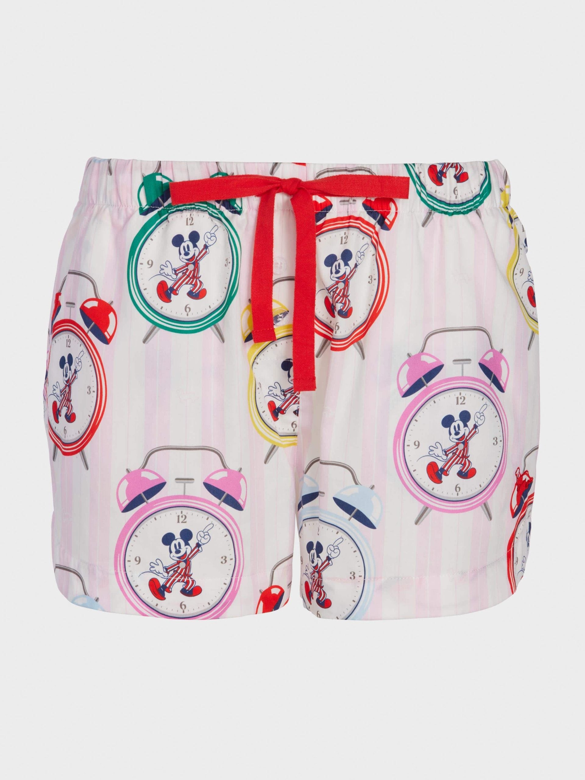 Mickey Mouse Clocks 100% Cotton Mid Short Multi image 3