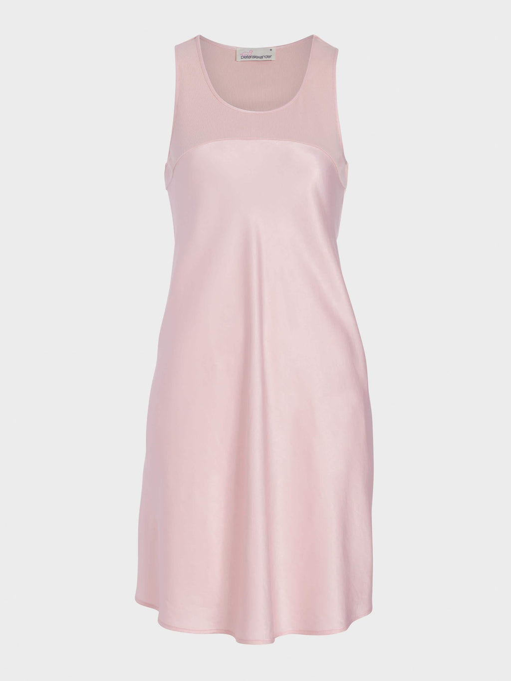 Rib Trim Satin Nightie pink image 3