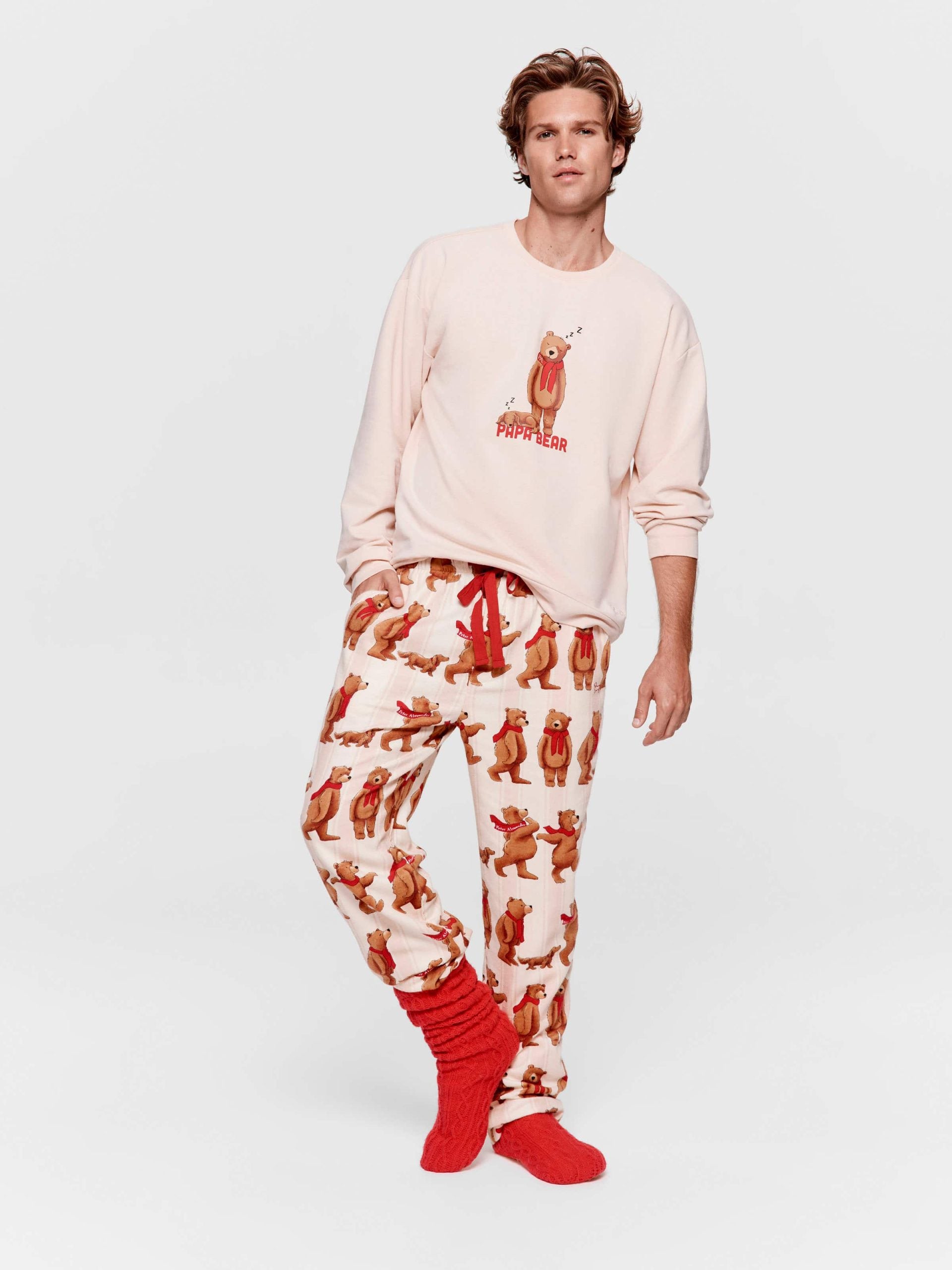 Bear Family Flannelette Pj Pant multi image 0