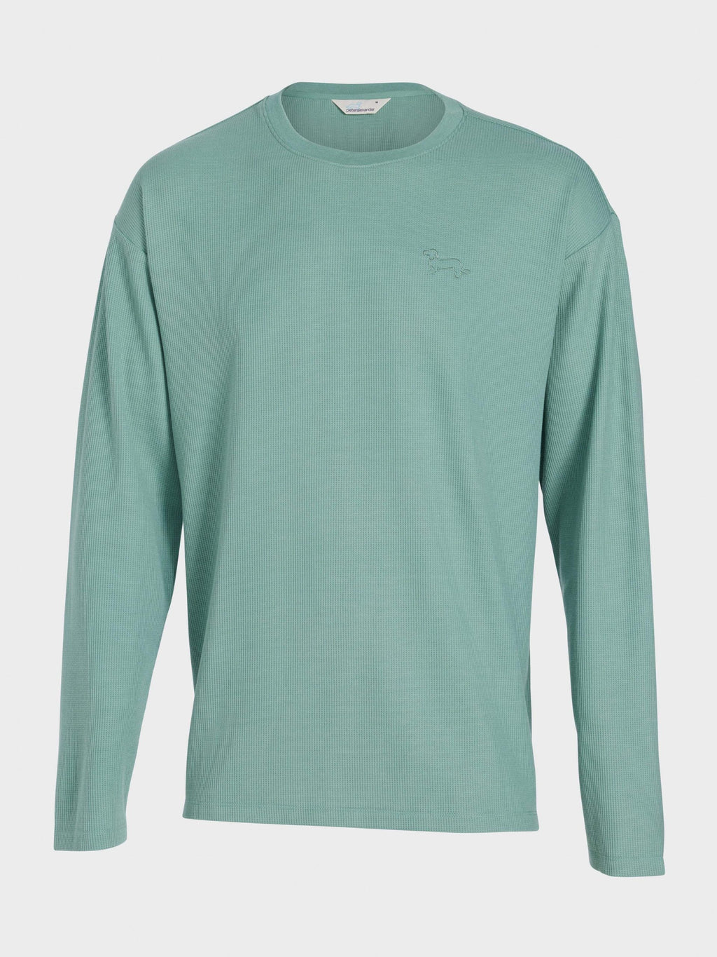 Sage Waffle Long Sleeve Top sage image 3