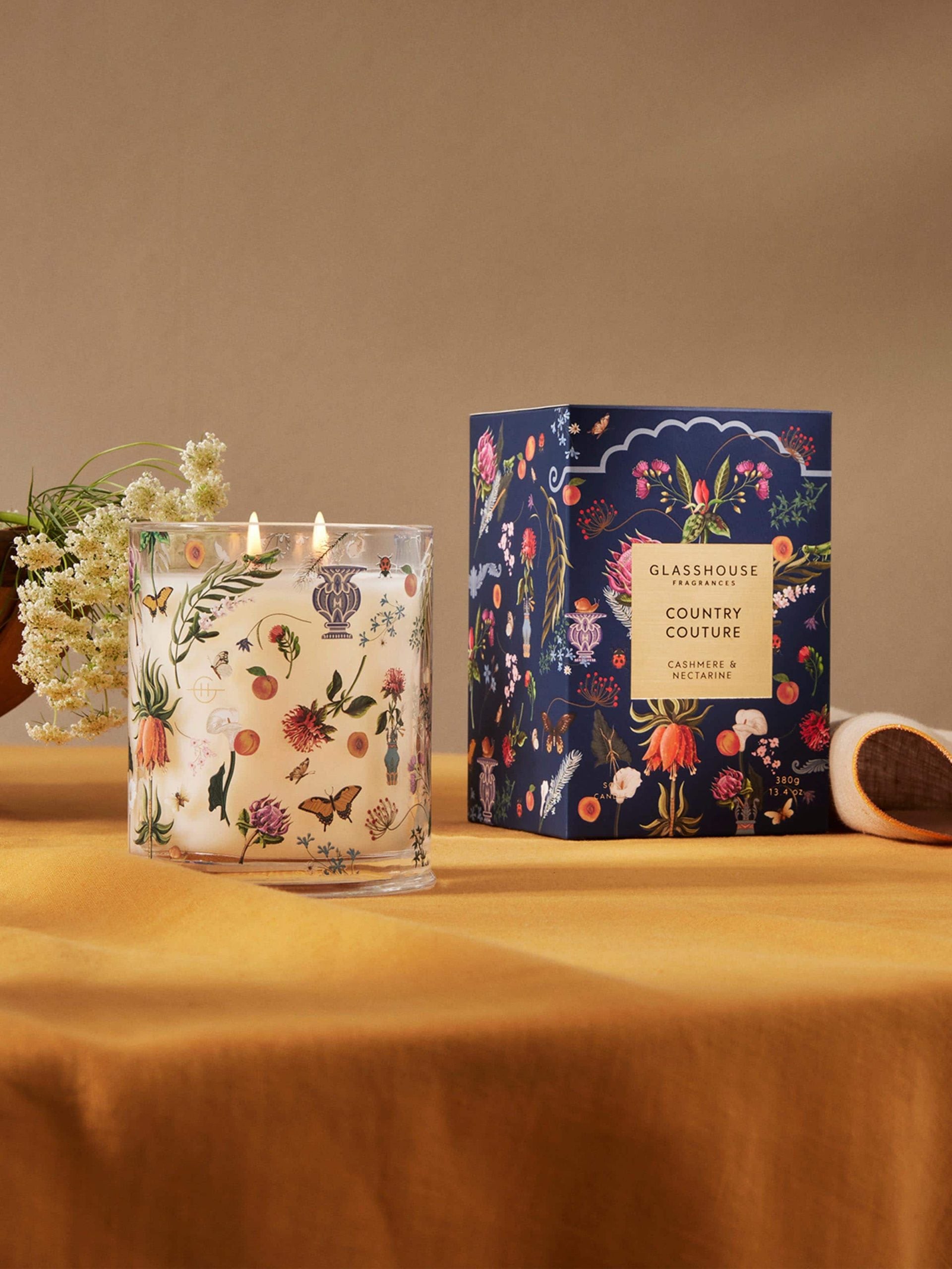 Glasshouse Fragrances Limited Edition Country Couture 380G Candle multi image 1