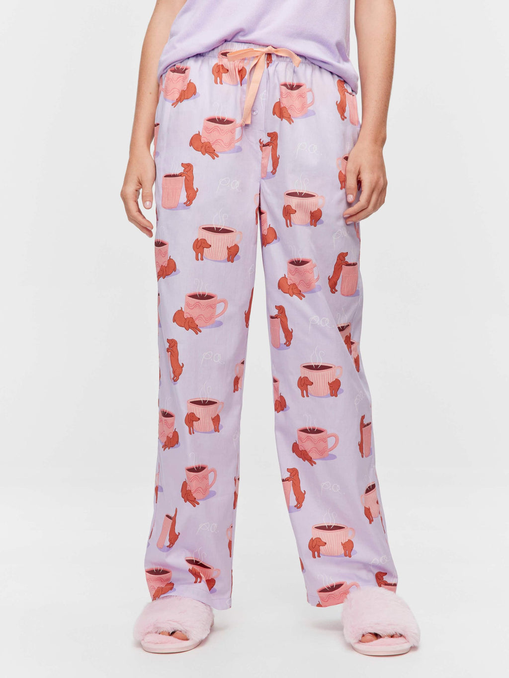 Daxie Loves Coffee Classic Pj Pant Multi image 2