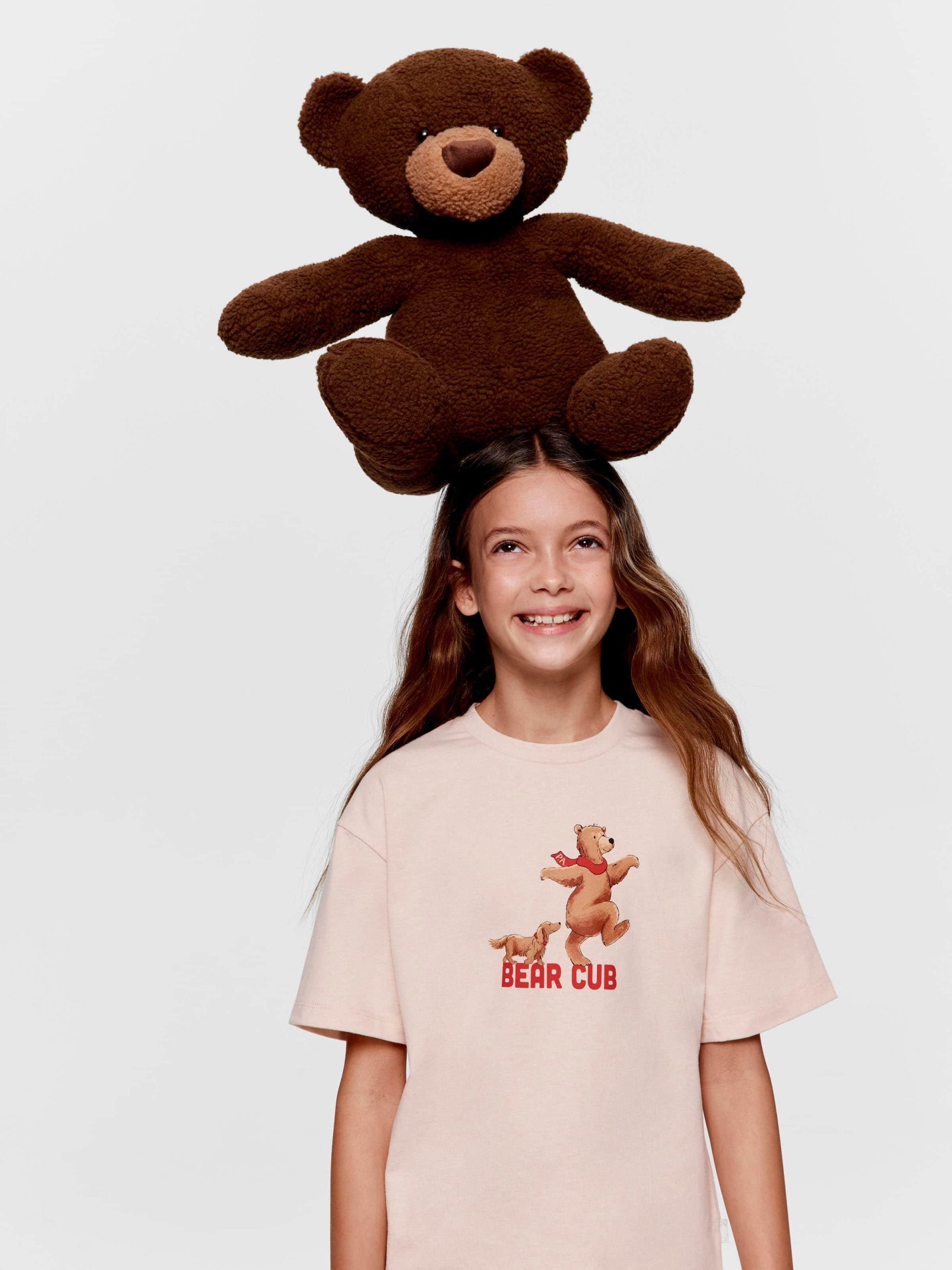 Kids Bear Cub Short Pj Set multi image 2