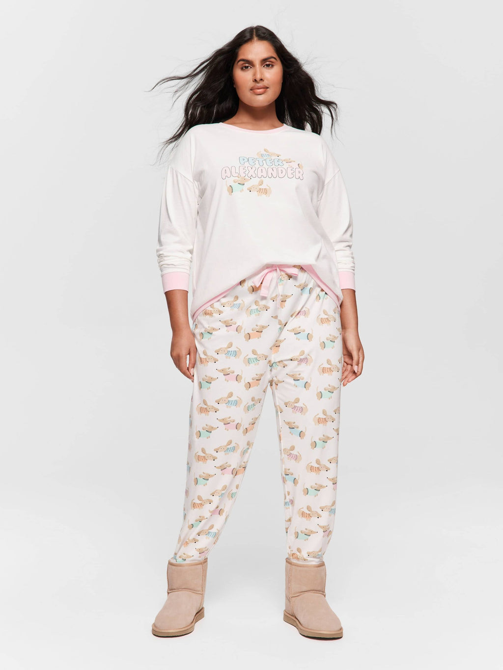 P.A. Plus Colourful Dog Easy Pj Pant Multi image 0