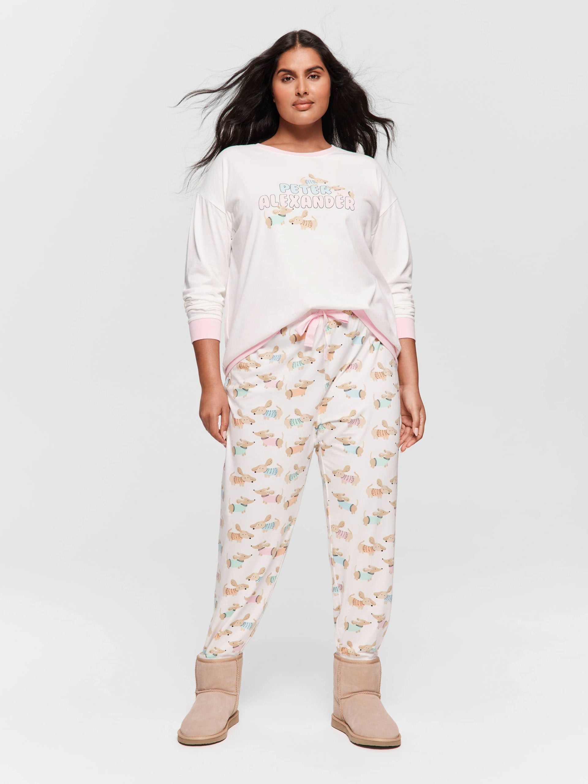 P.A. Plus Colourful Dog Easy Pj Pant Multi image 0