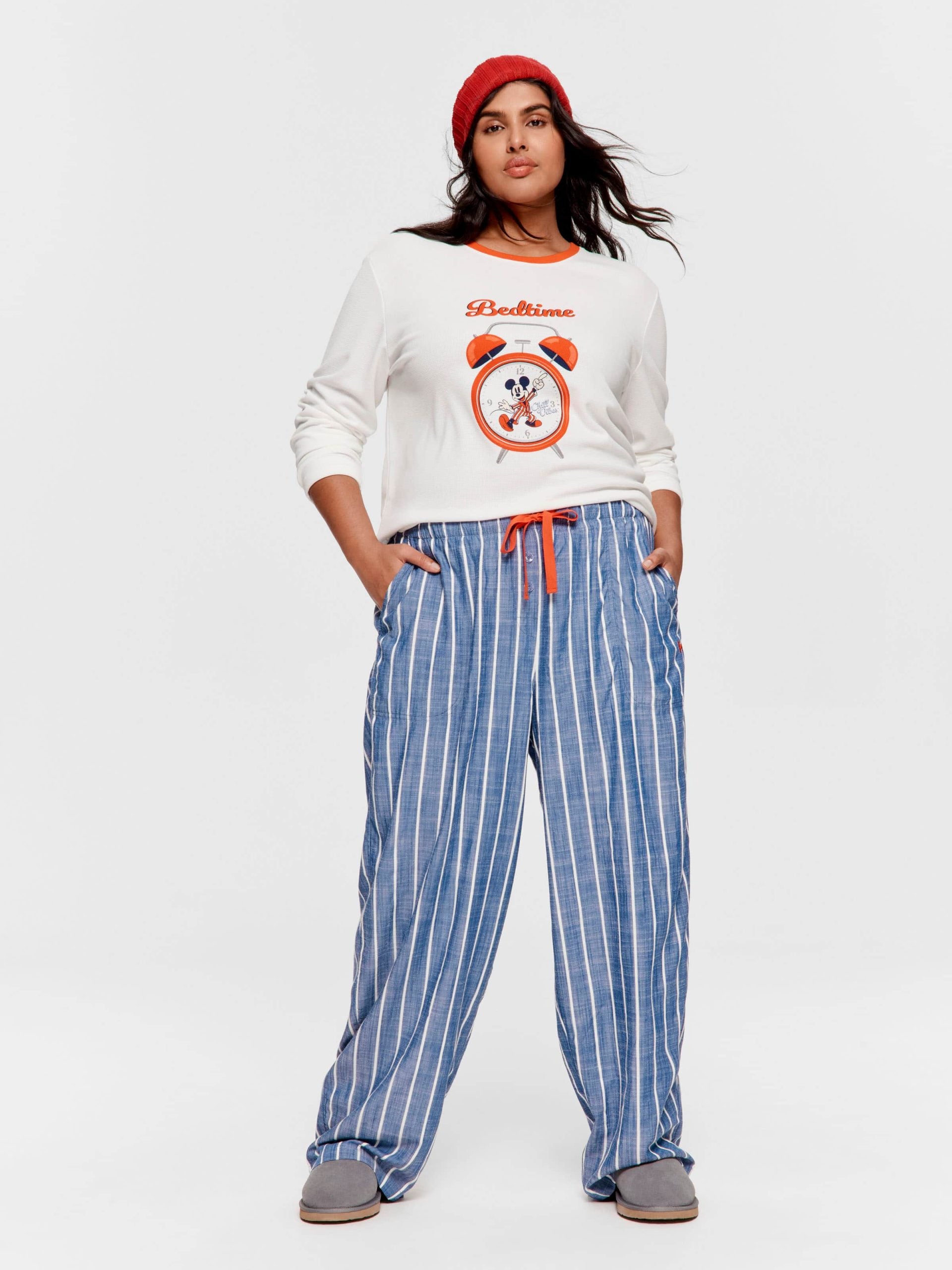 P.A. Plus Textured Flannelette Classic Pj Pant Multi image 0